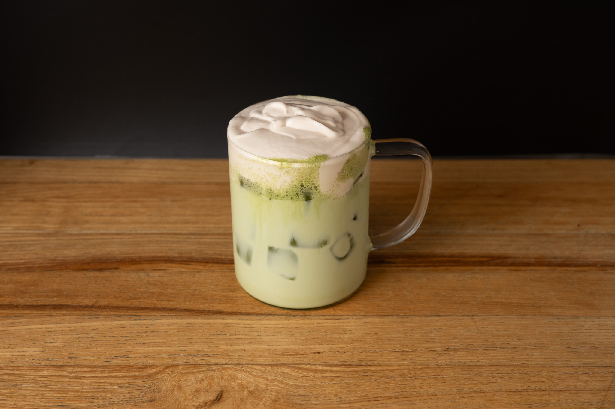 Iced Strawberry Matcha Latte