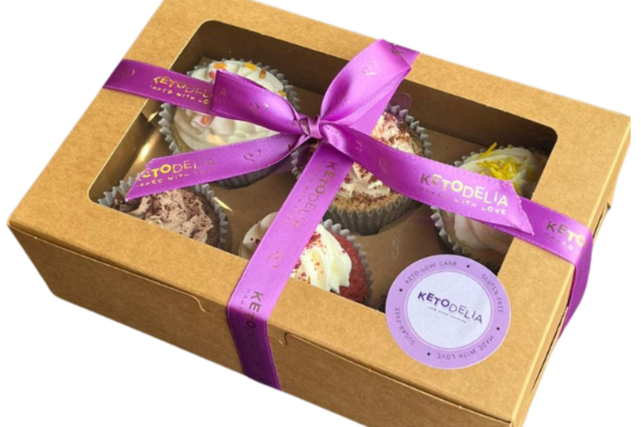 Assorted Keto Cupcakes Gift Box