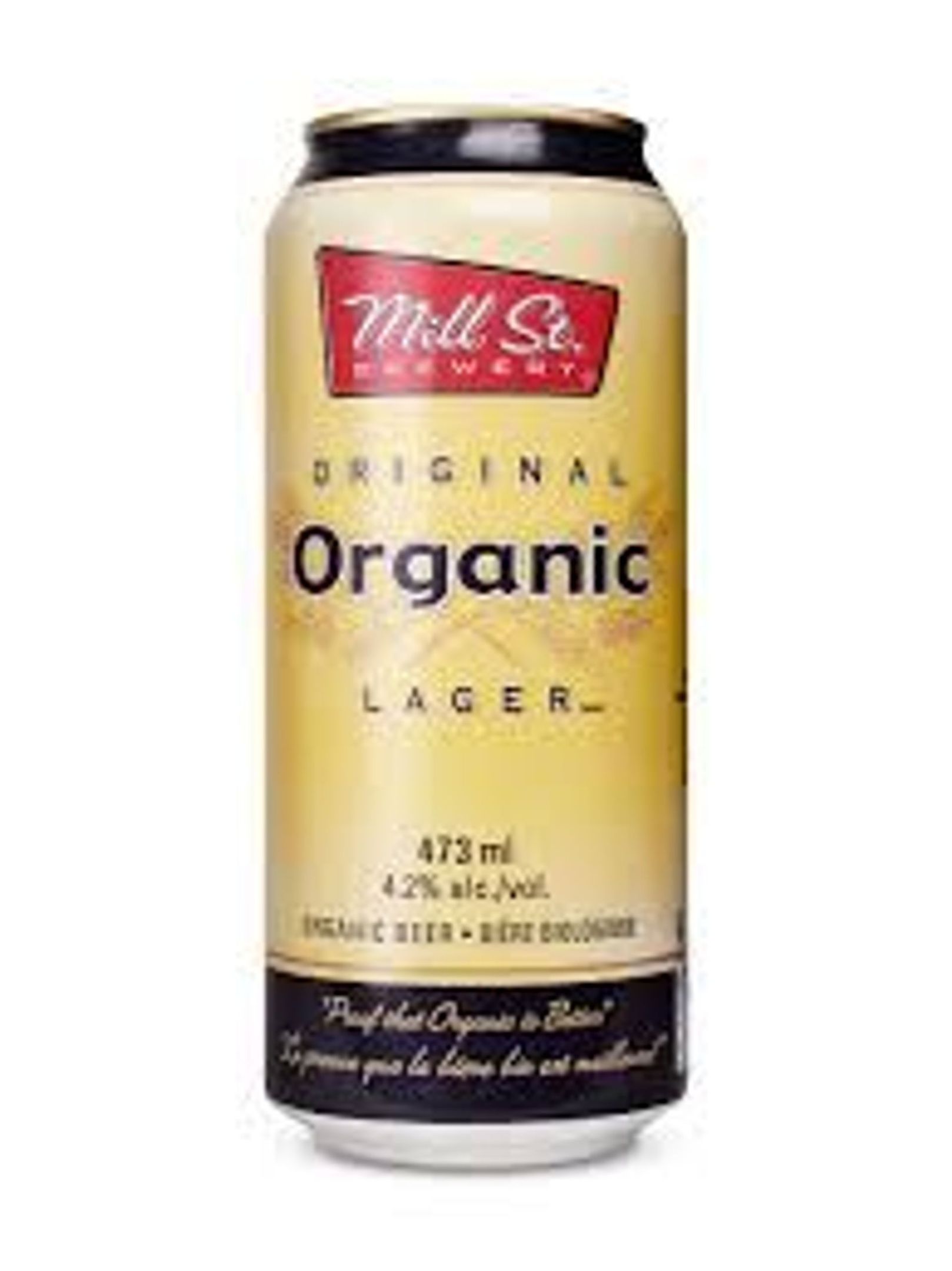 Mills St Organic, 355ml can beer (4.2% ABV)