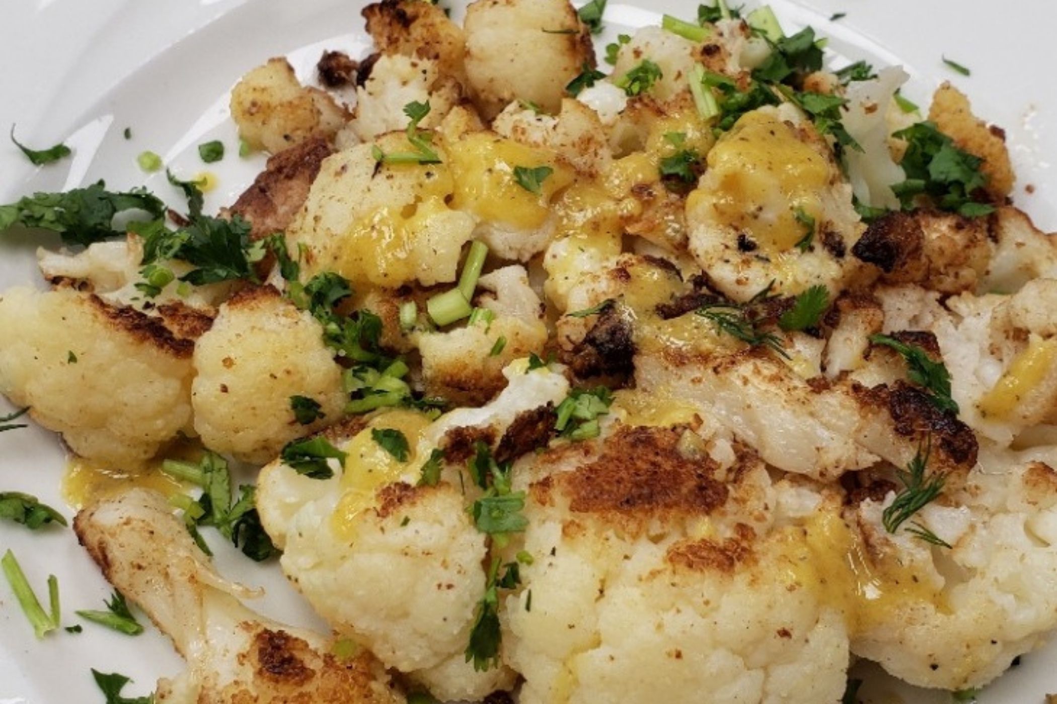 Organic Cauliflower Steak (Vegetarian)