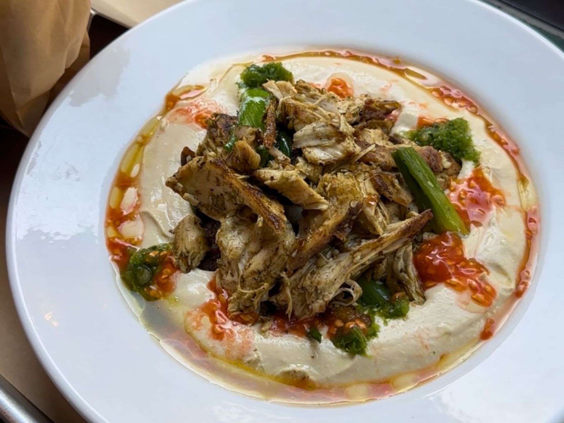 Broken Chicken Hummus
