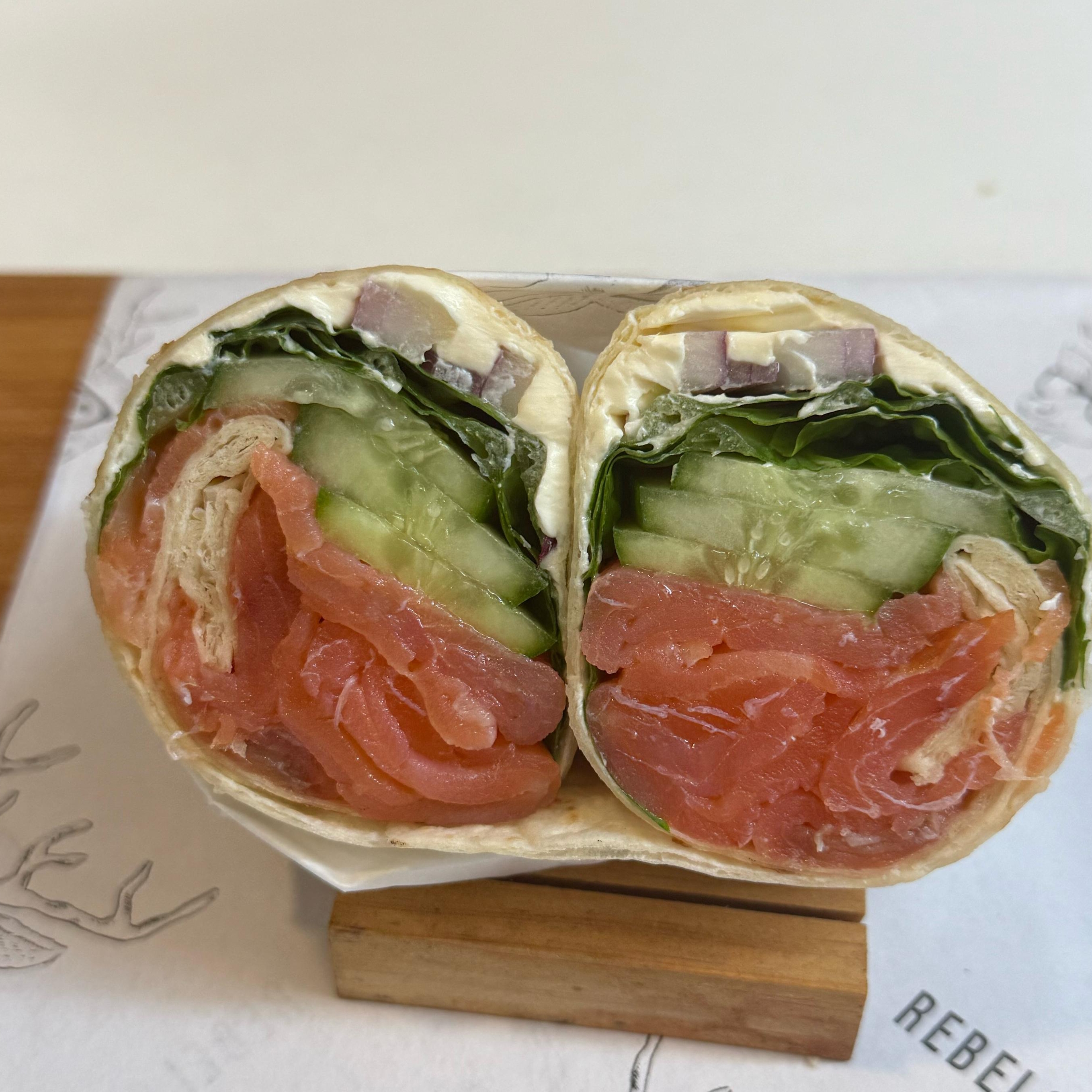 Smoked Salmon Wrap