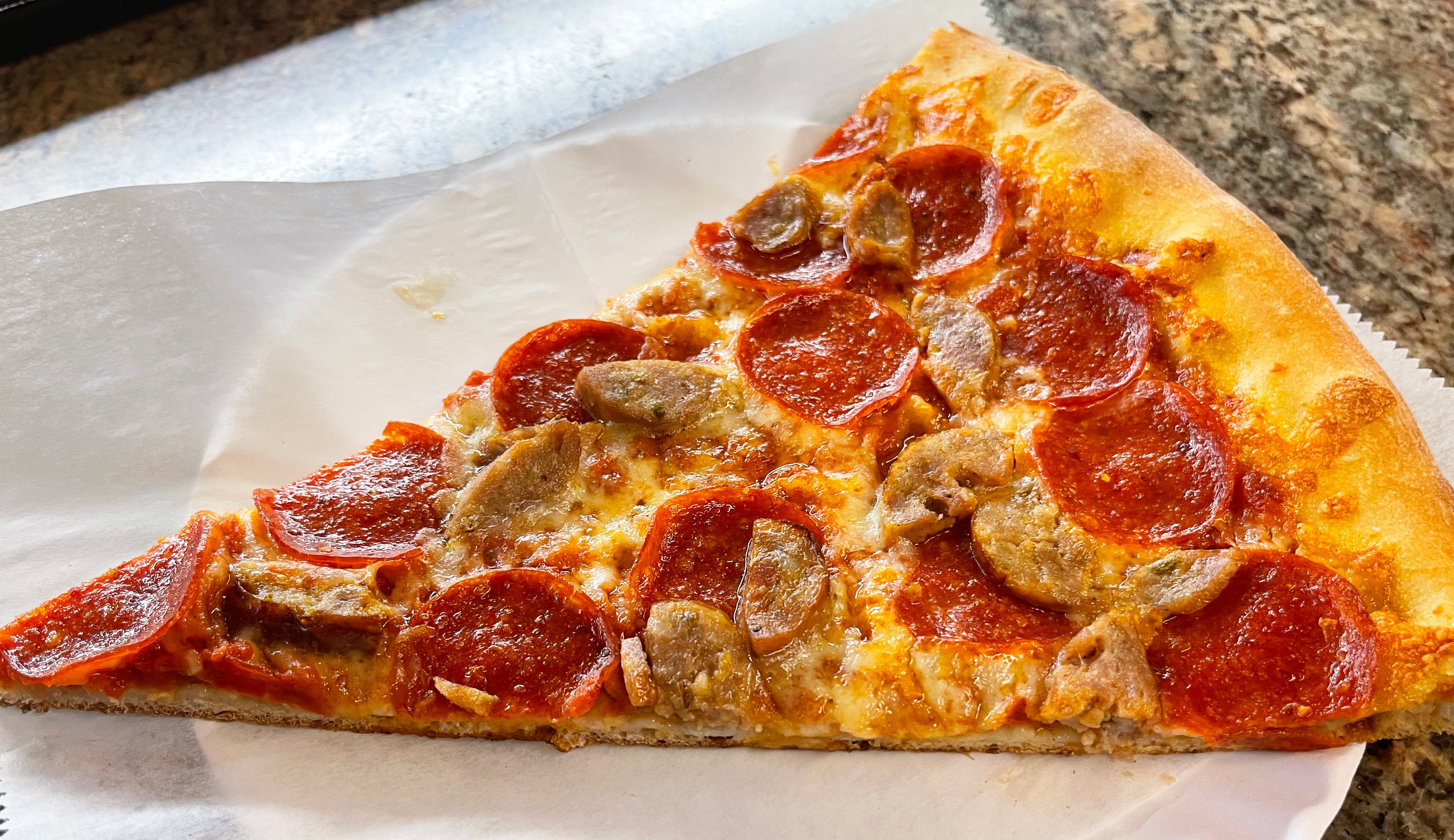 Sausage and Pepperoni Slice