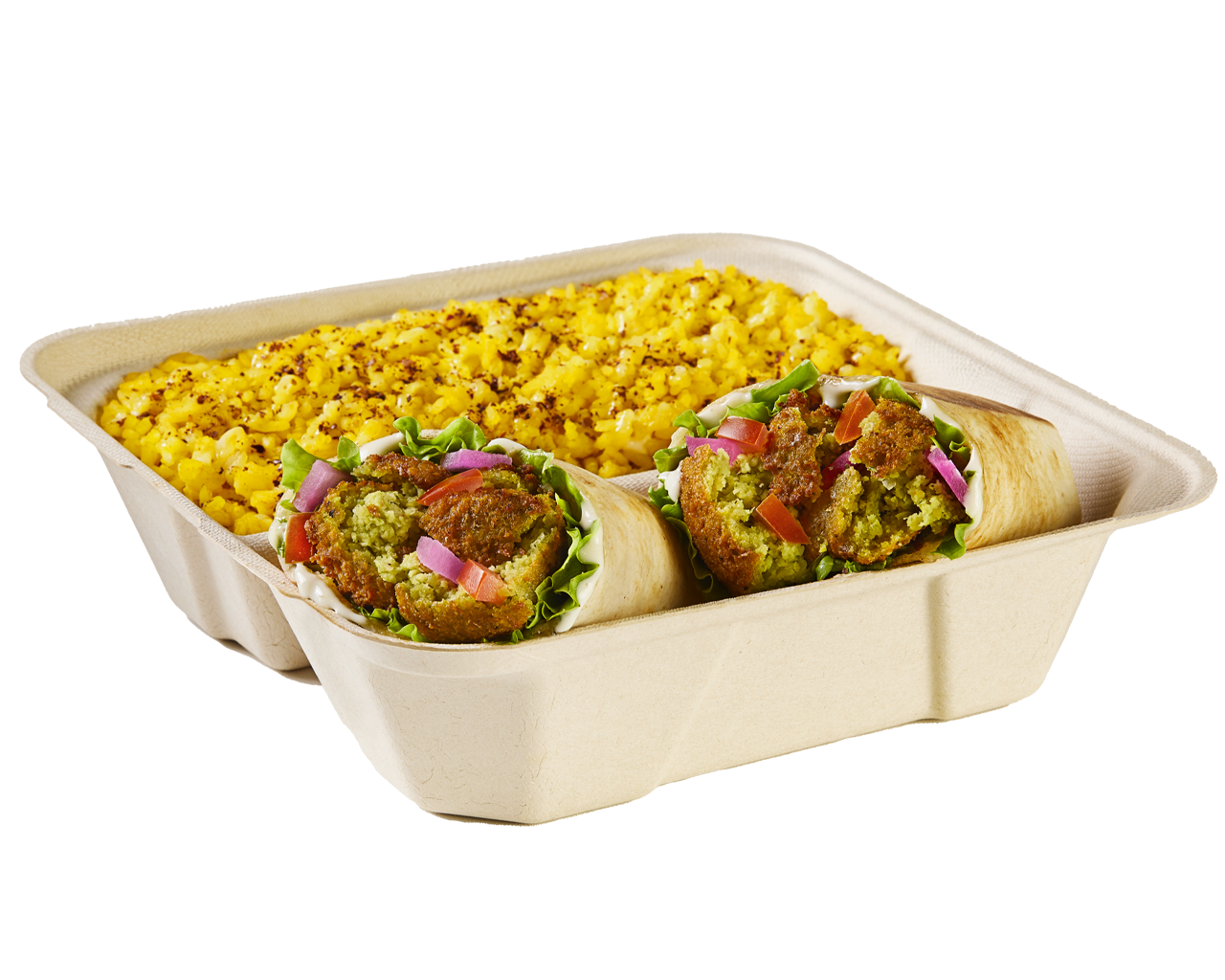 Falafel Shawarma Wrap Box