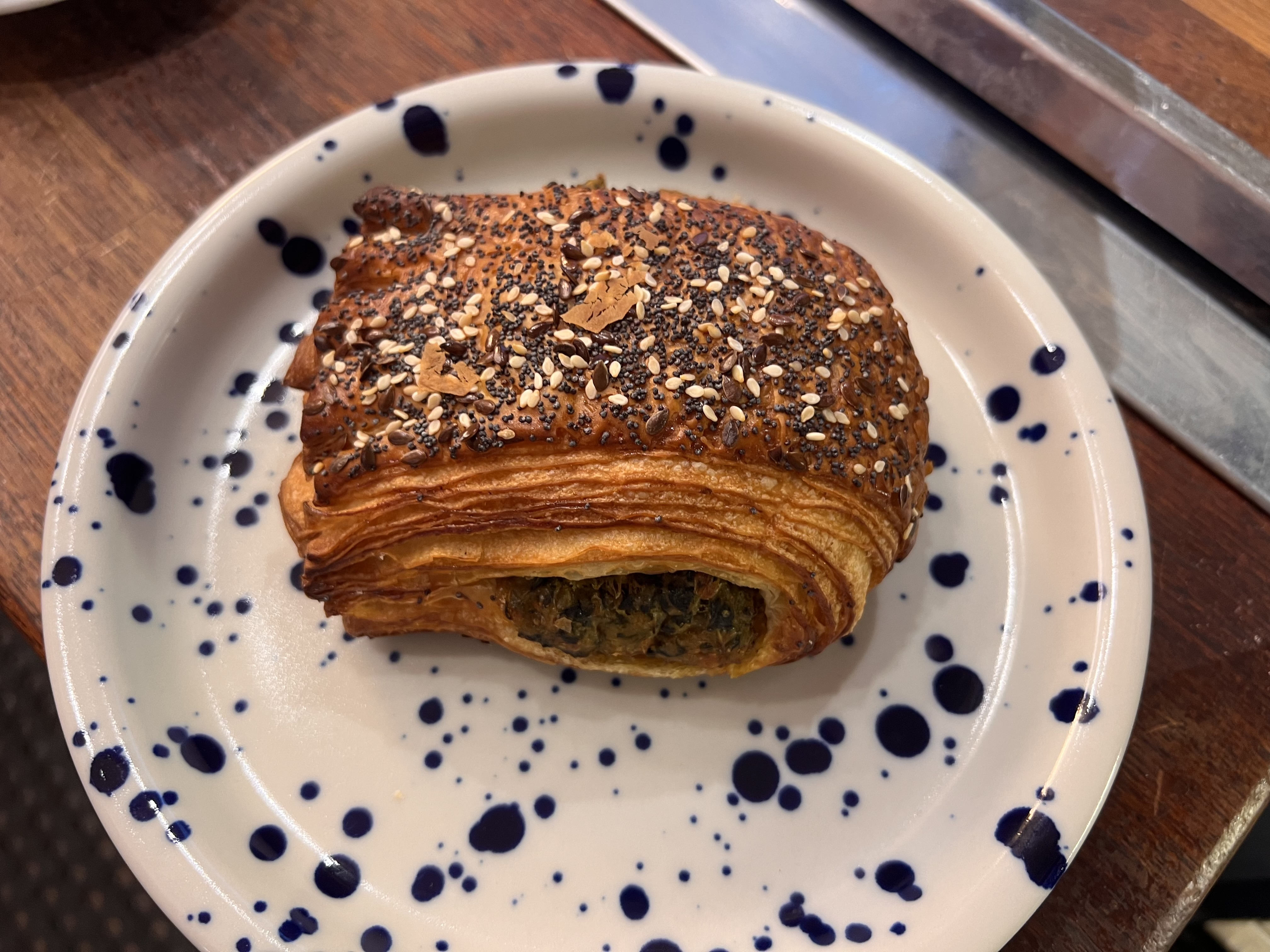 Sprout Spinach & Feta danish
