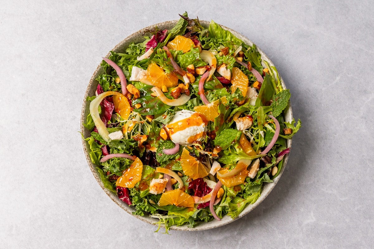 Winter Citrus & Goat Cheese Salad