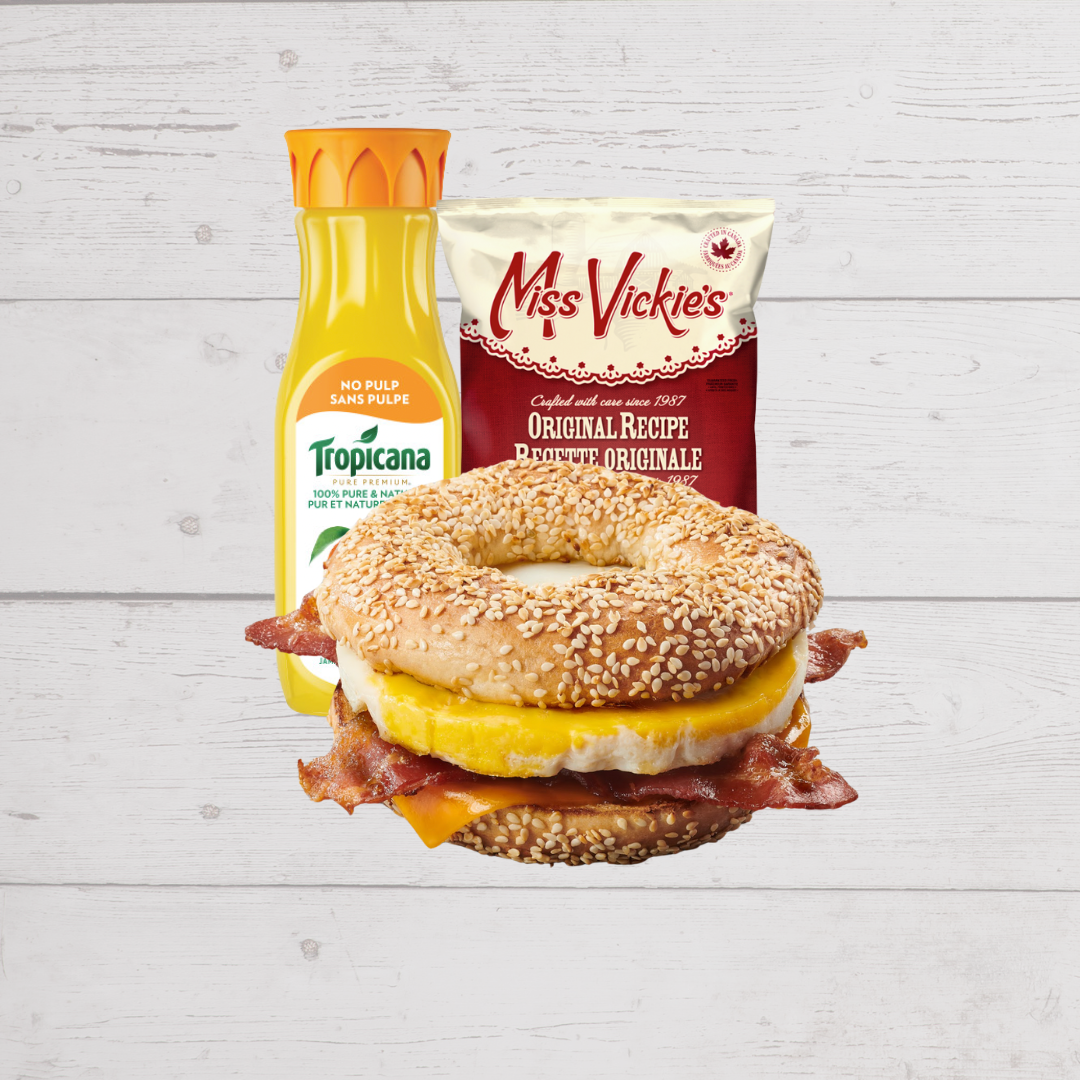 Breakfast Bagel Combo