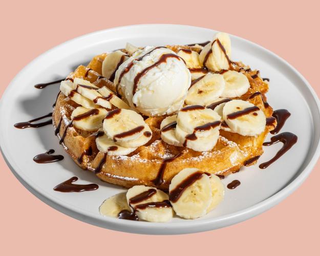 Banana Chocolate Waffle