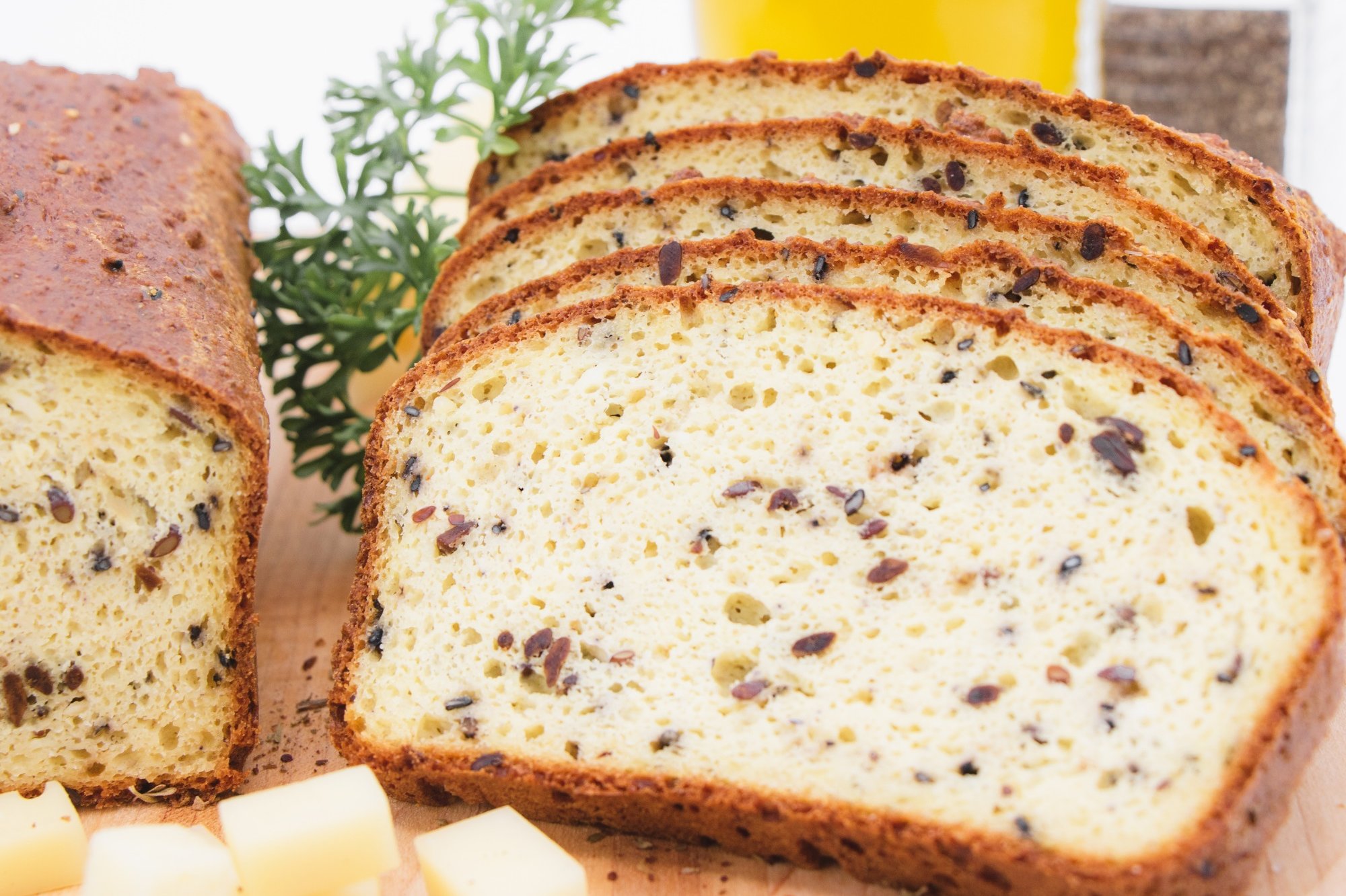 Homemade Almond Bread Basket