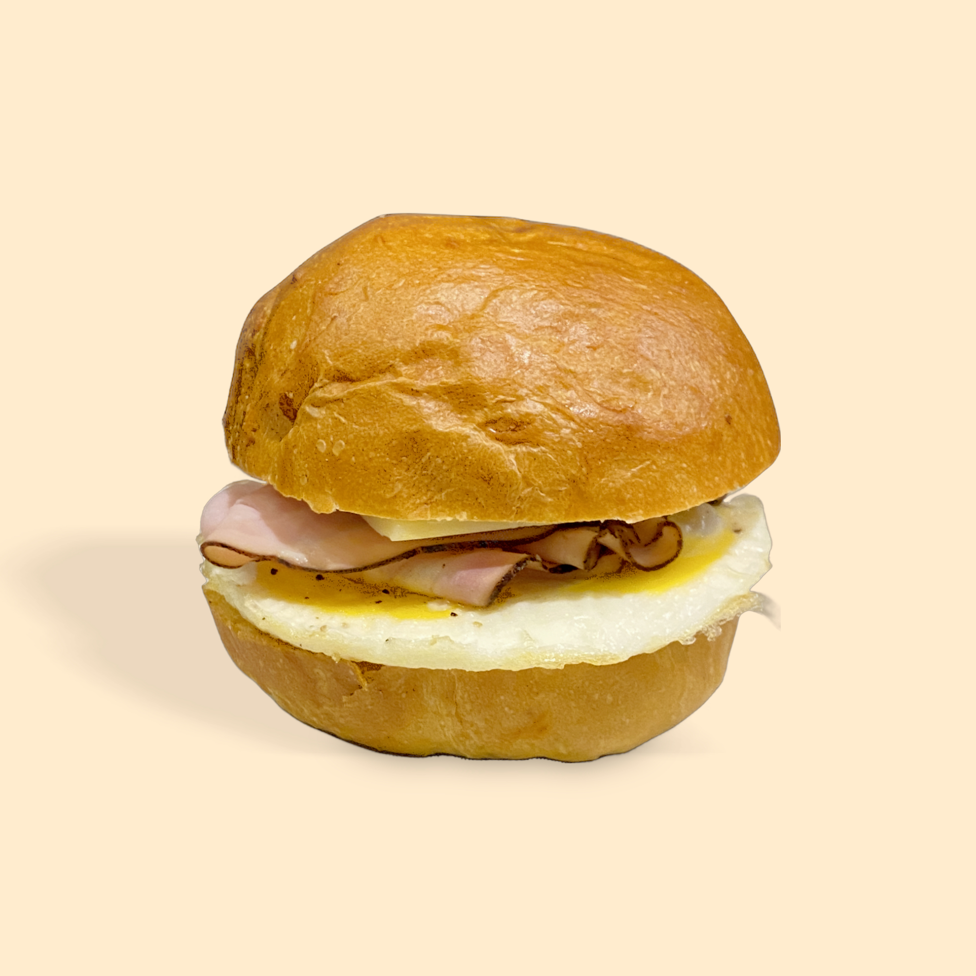 Brioche Bun - Ham and Cheese
