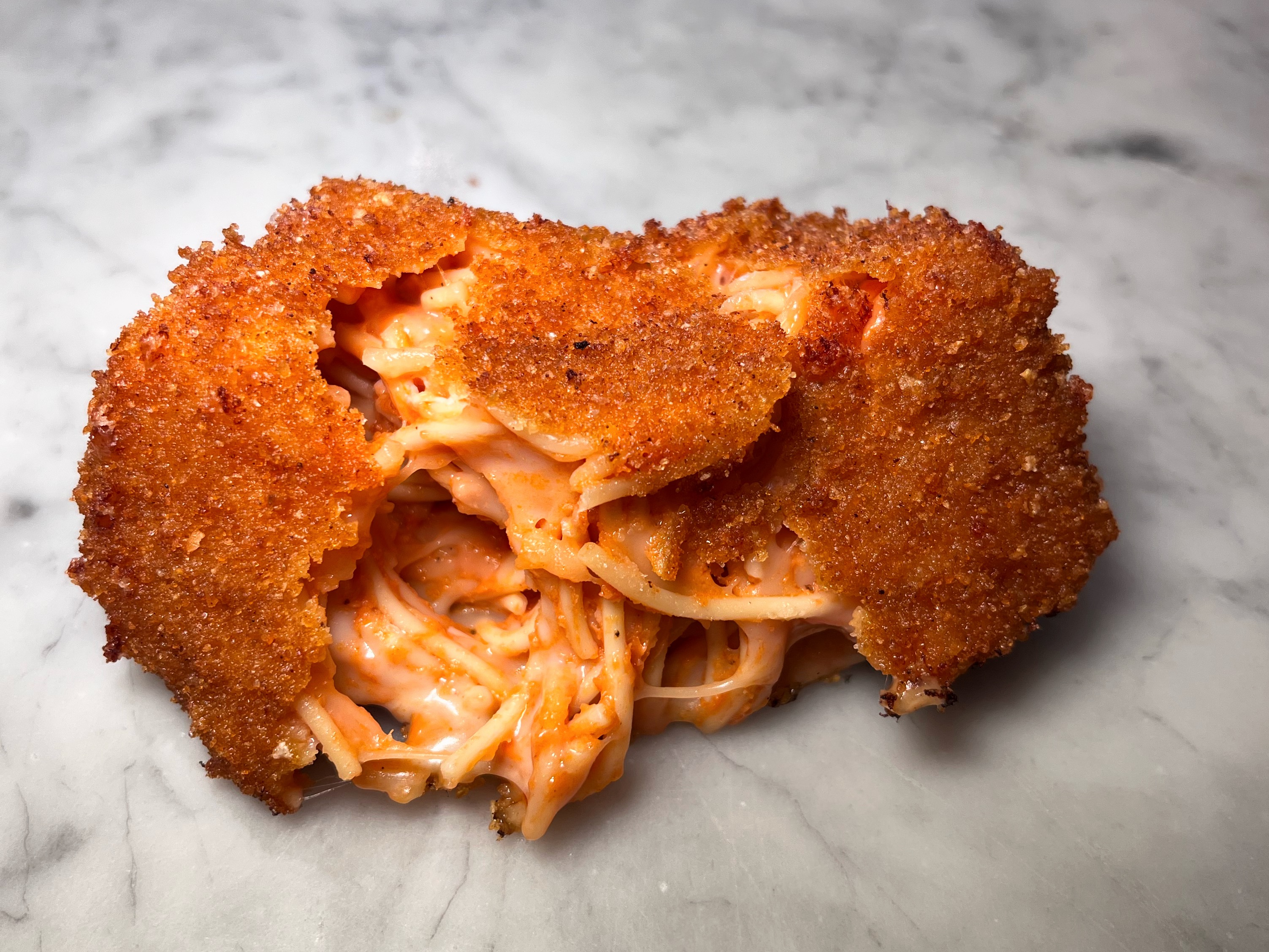 Fried Pasta Vodka Sauce