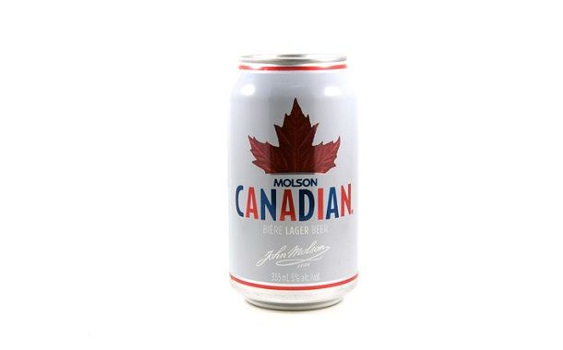 Molson Canadian, 355ml can beer (5.0% ABV)