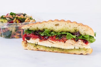 1/2 Chicken Pesto Caprese
