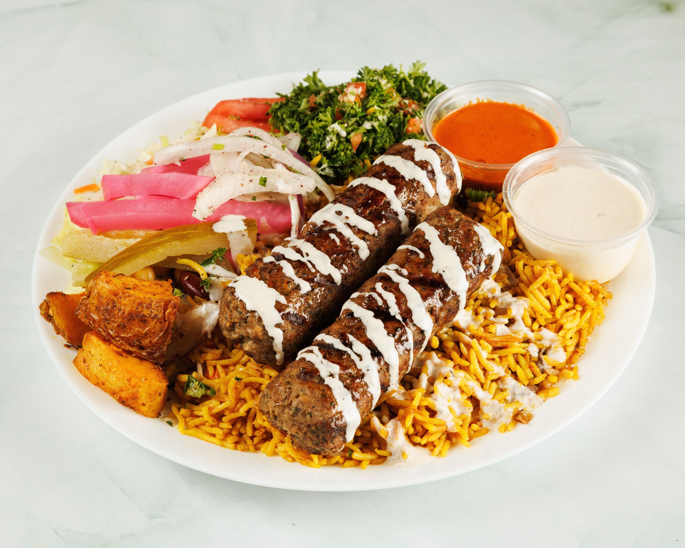 Lamb Kofta Platter