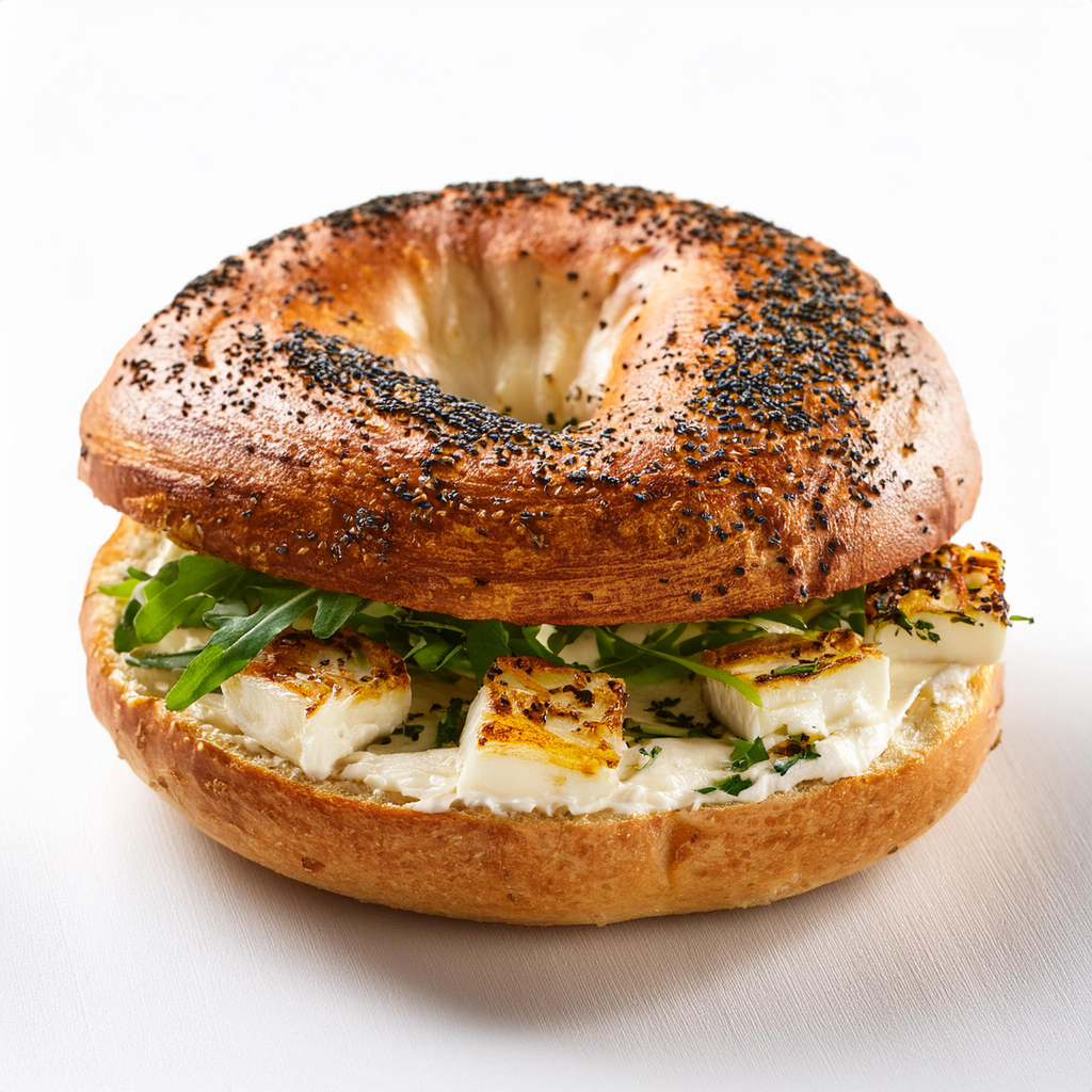 Halloumi Bagel