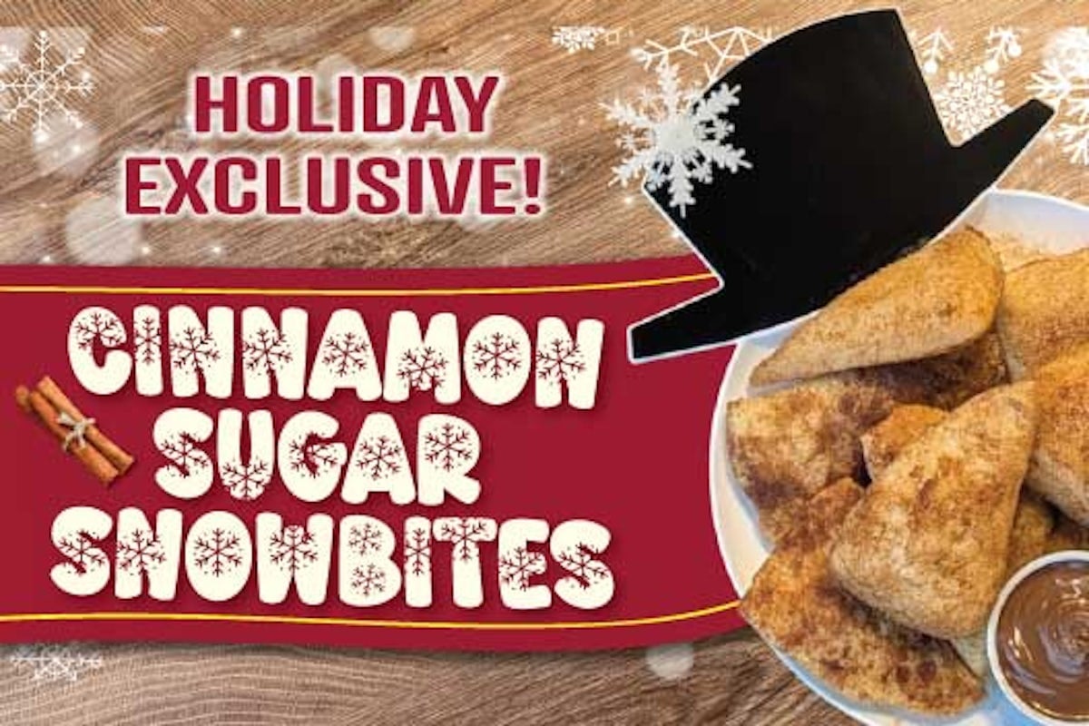 Cinnamon Snow Bites