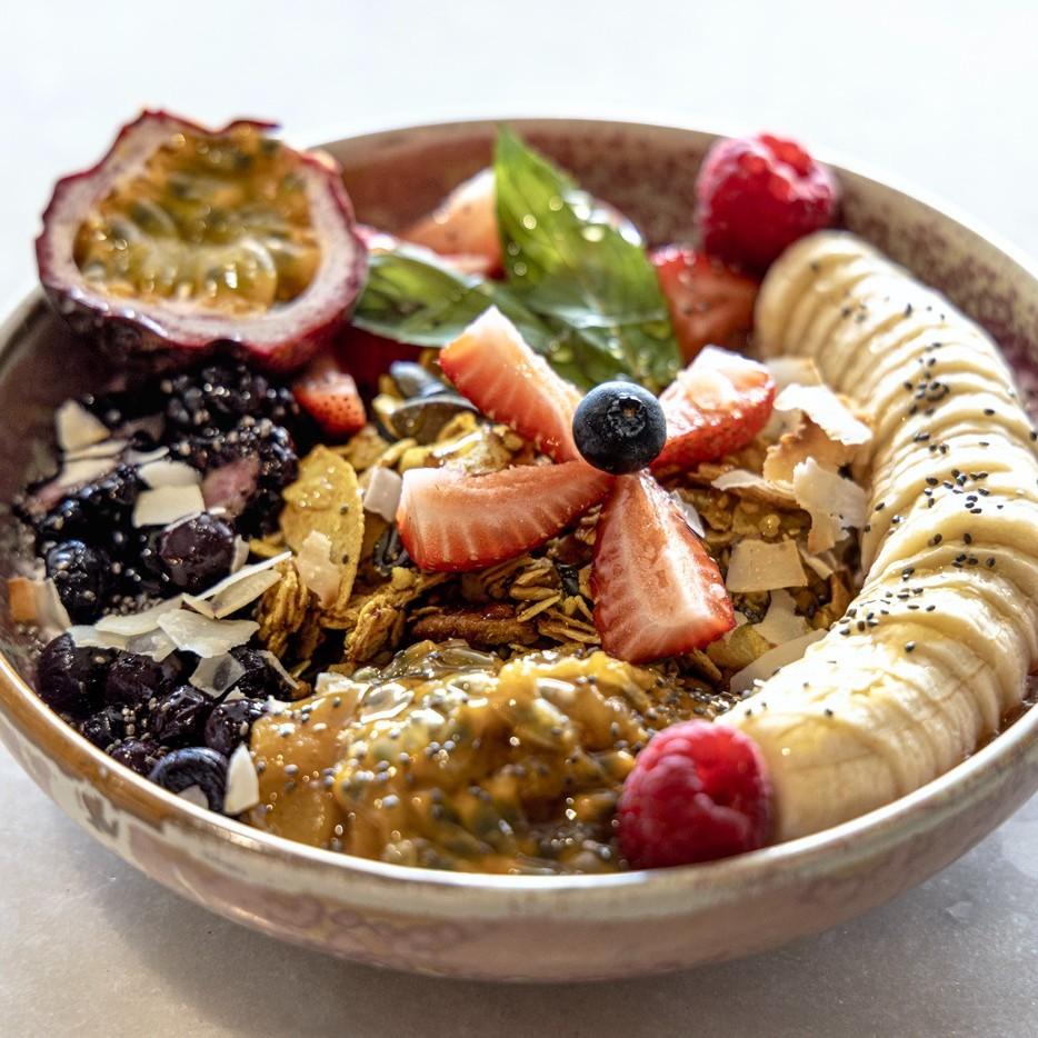 Golden Granola Bowl .