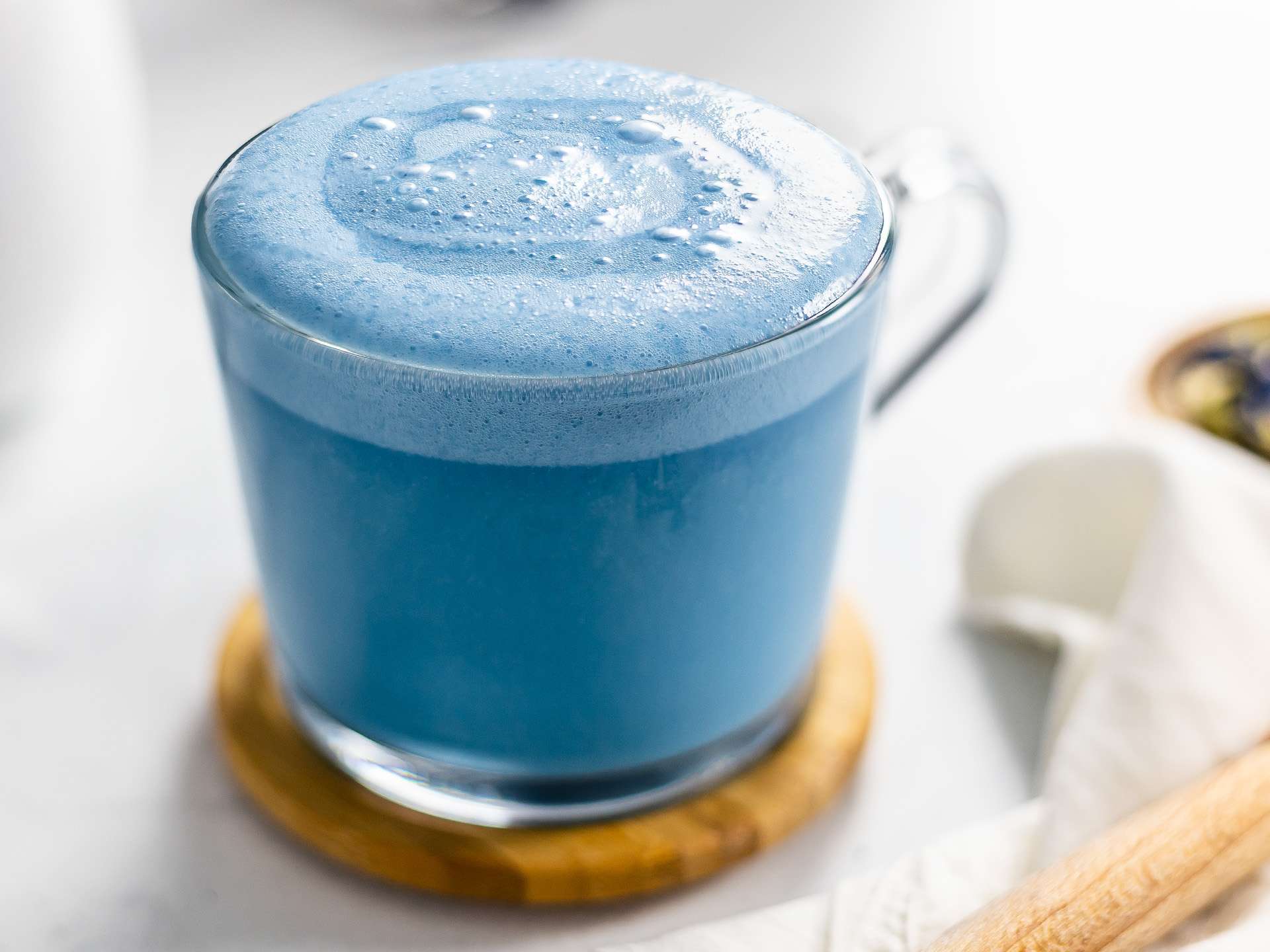 Butterfly Pea Flower Latte
