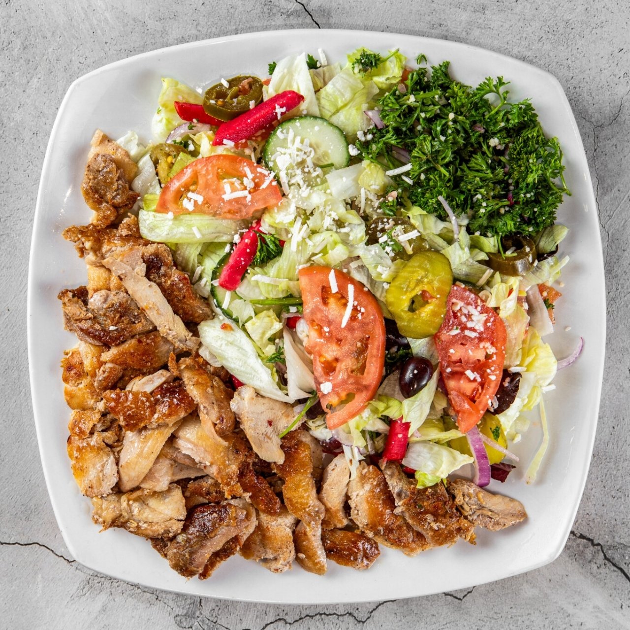 Chicken Shawarma Salad