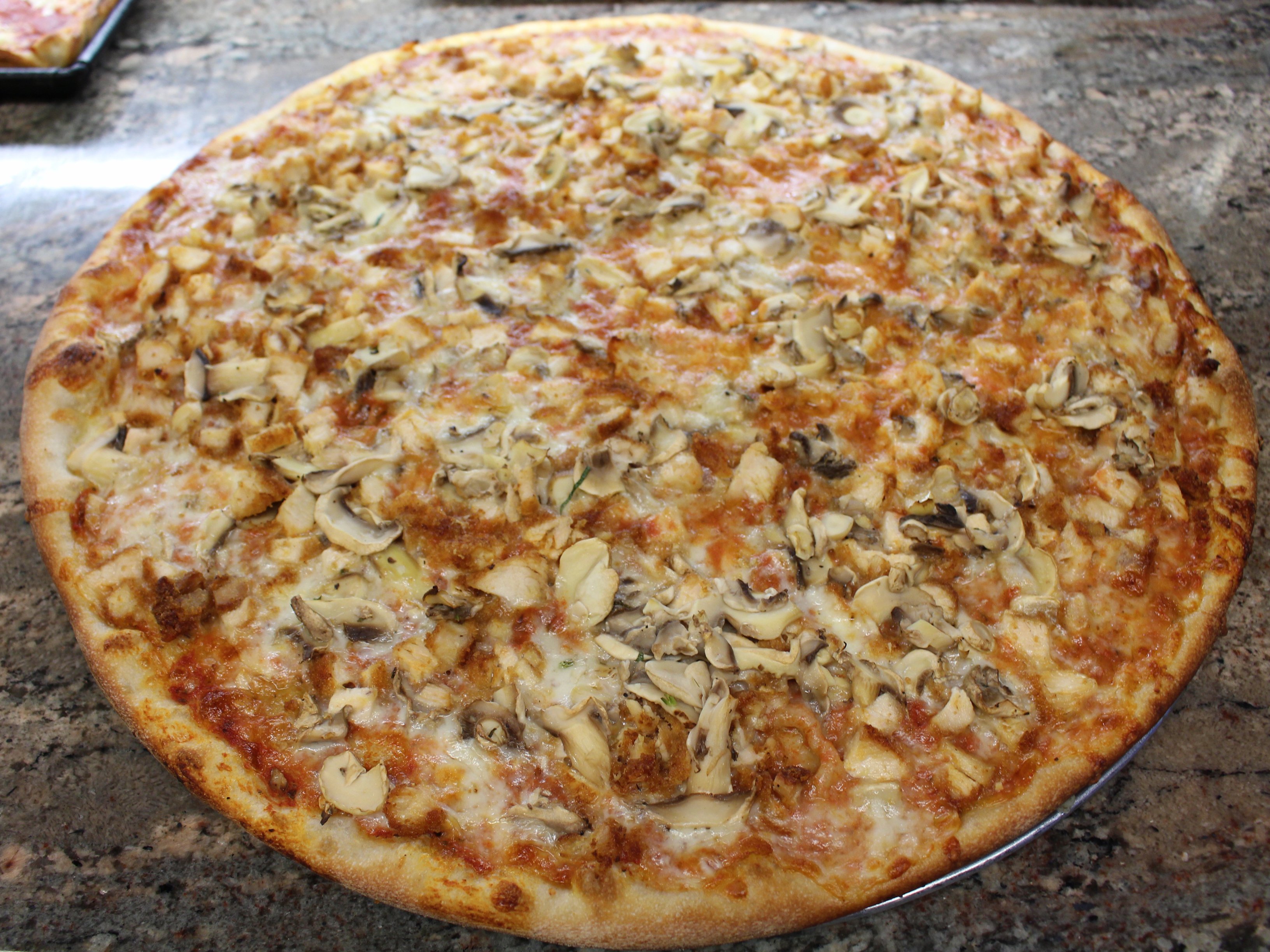 Chicken and Mushroom Pie - 18" Round Pie