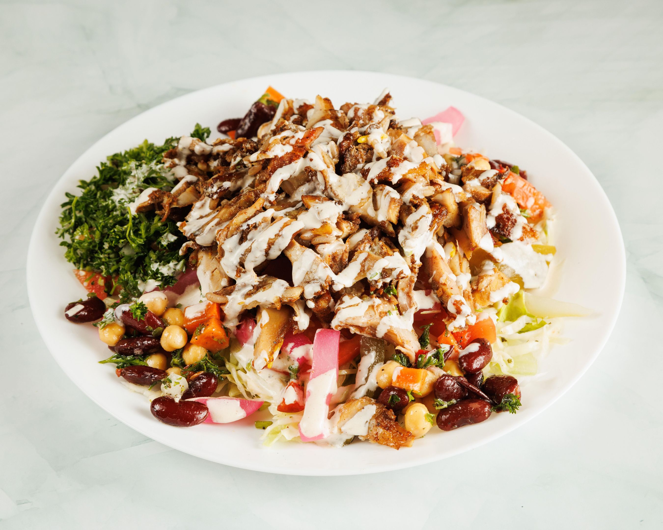 Chicken Shawarma Salad