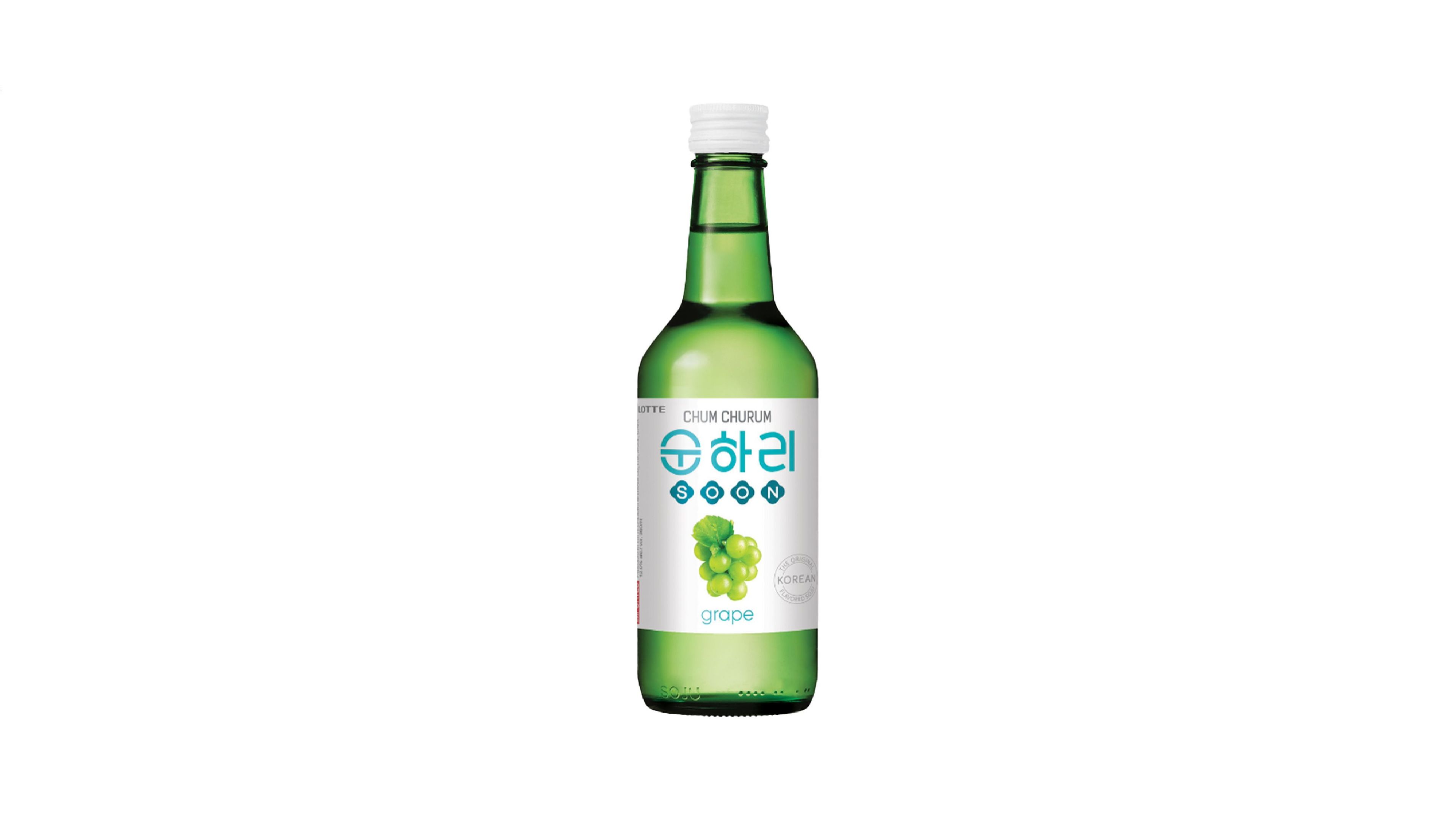 Chamisul Grape, 360mL Soju (12.0% ABV)