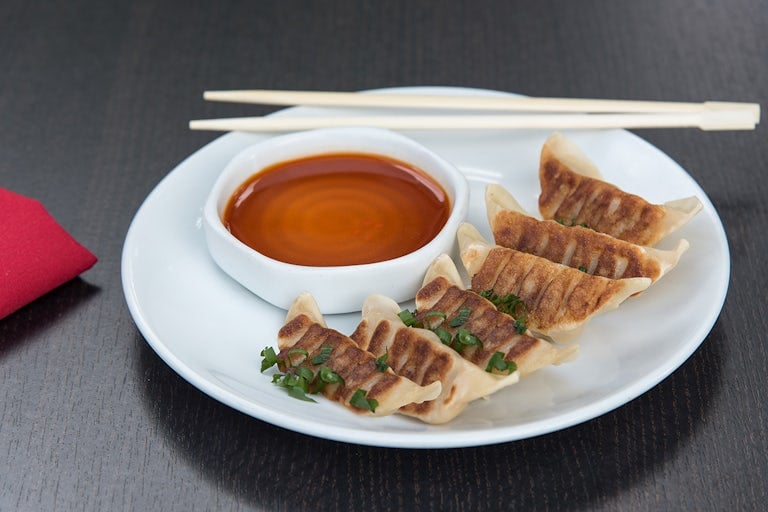 PAN FRIED PORK GYOZA DUMPLINGS