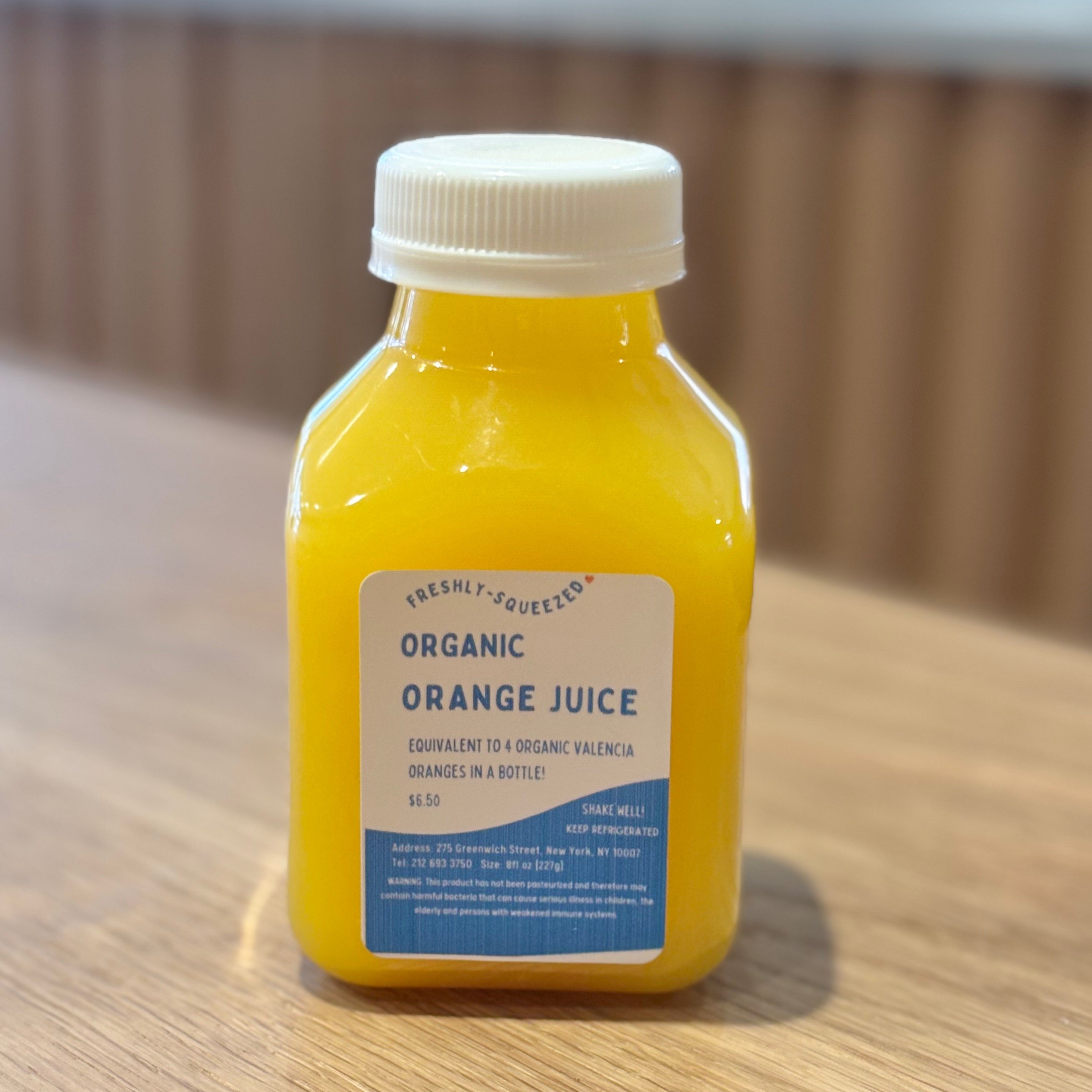 Organic Valencia Orange Juice