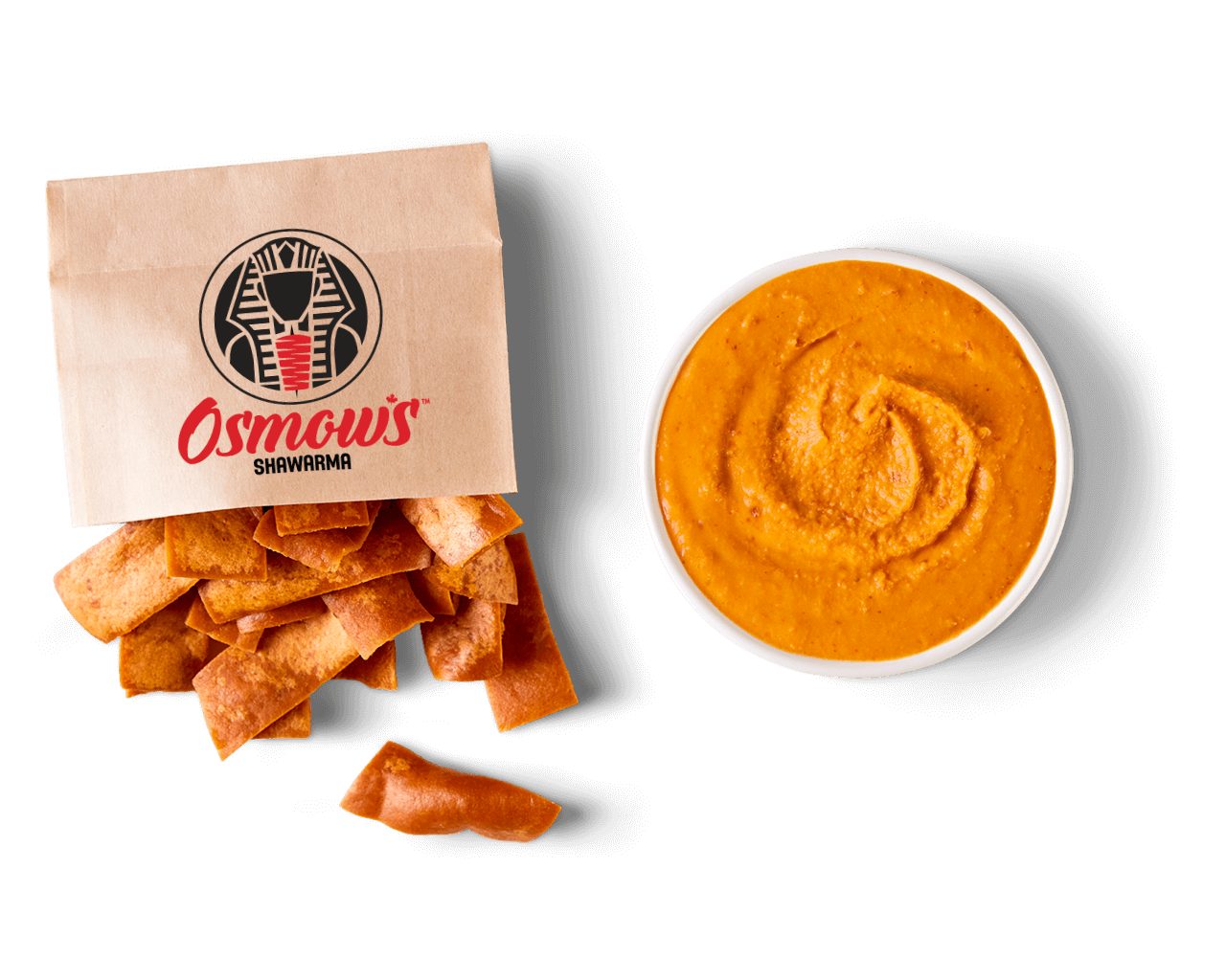 Roasted Red Pepper Hummus Appetizer