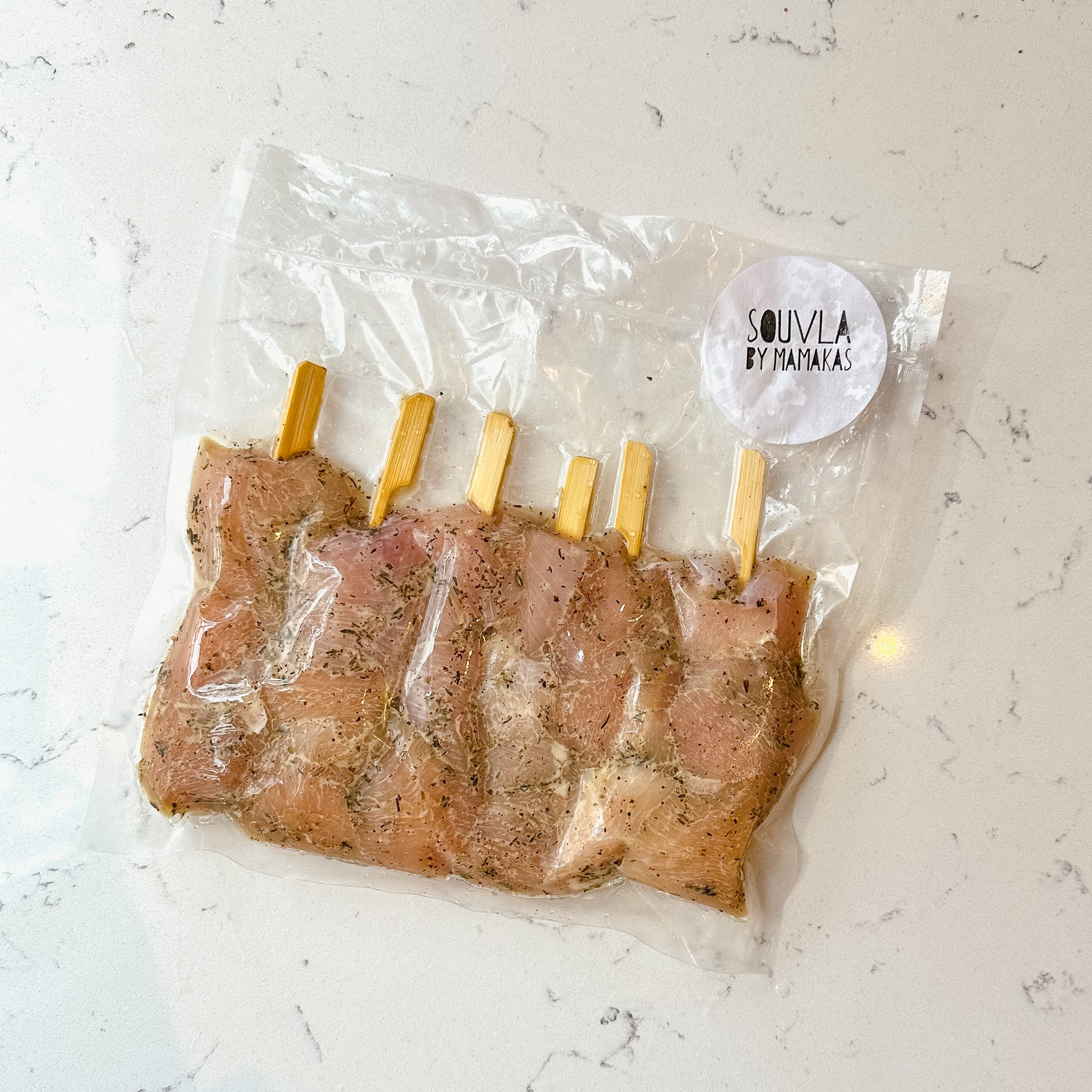 Marinated Chicken Skewers (6x6")