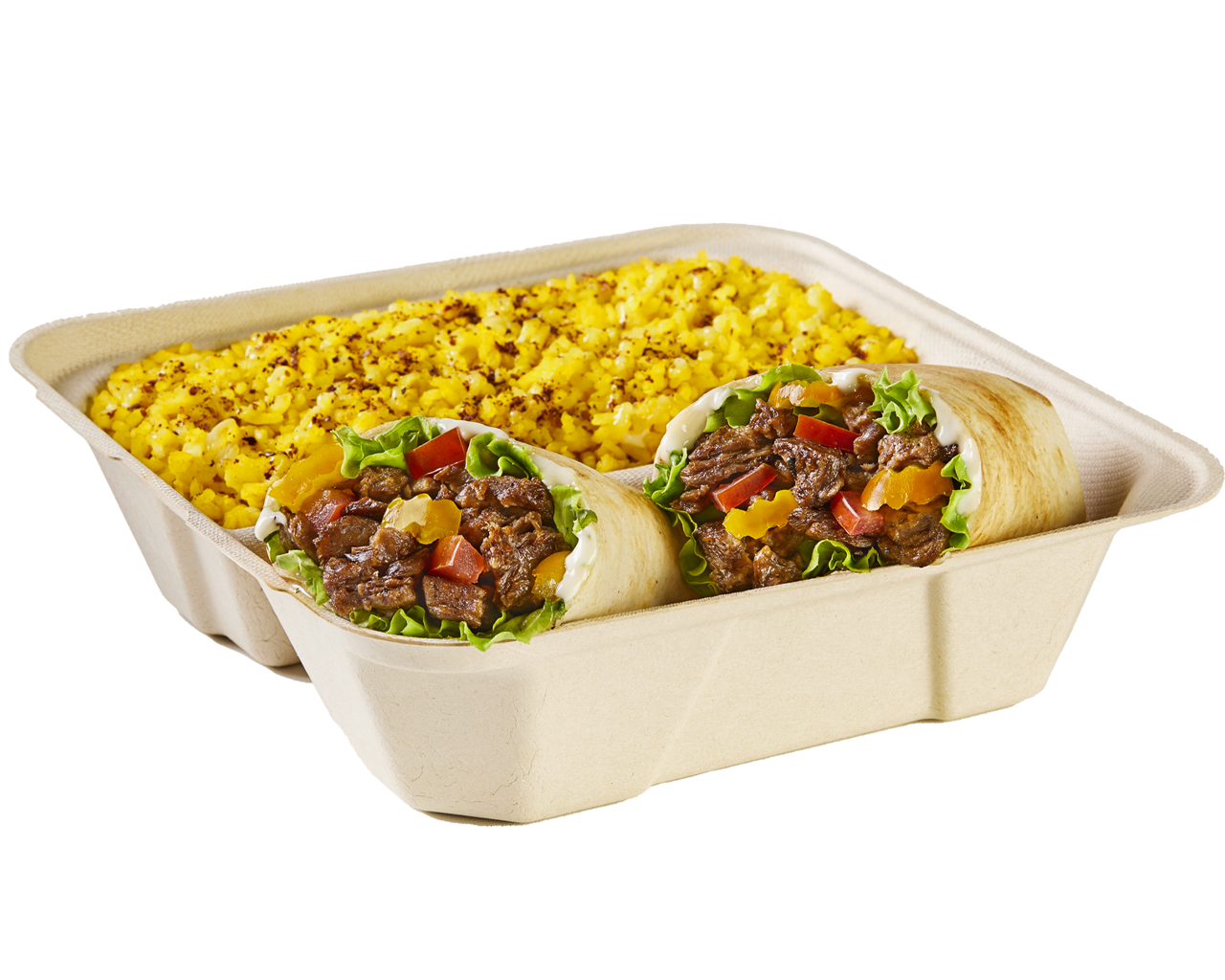 Beyond Steak Shawarma  Wrap Box