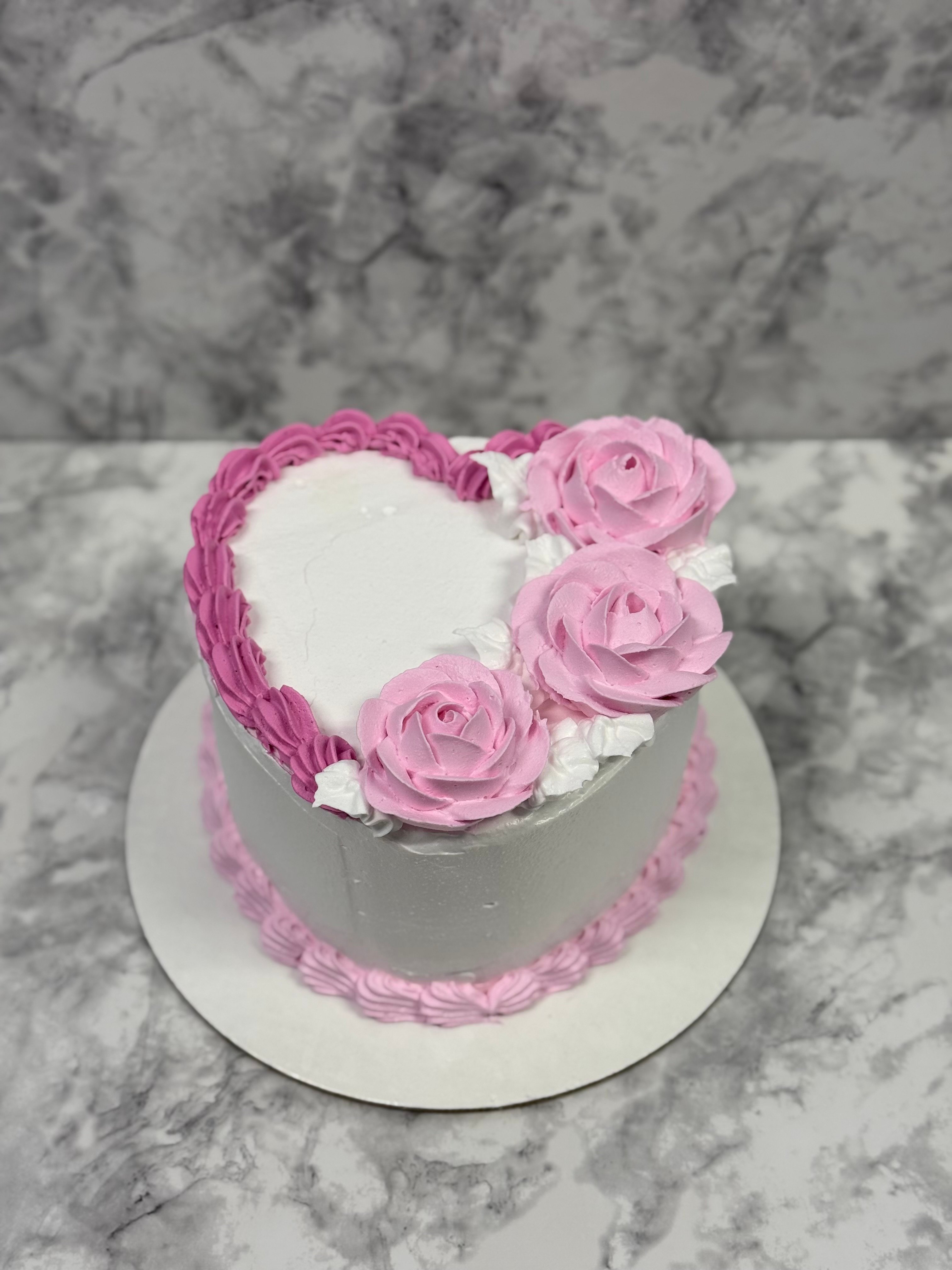 Vanilla Heart Cake Pre Order