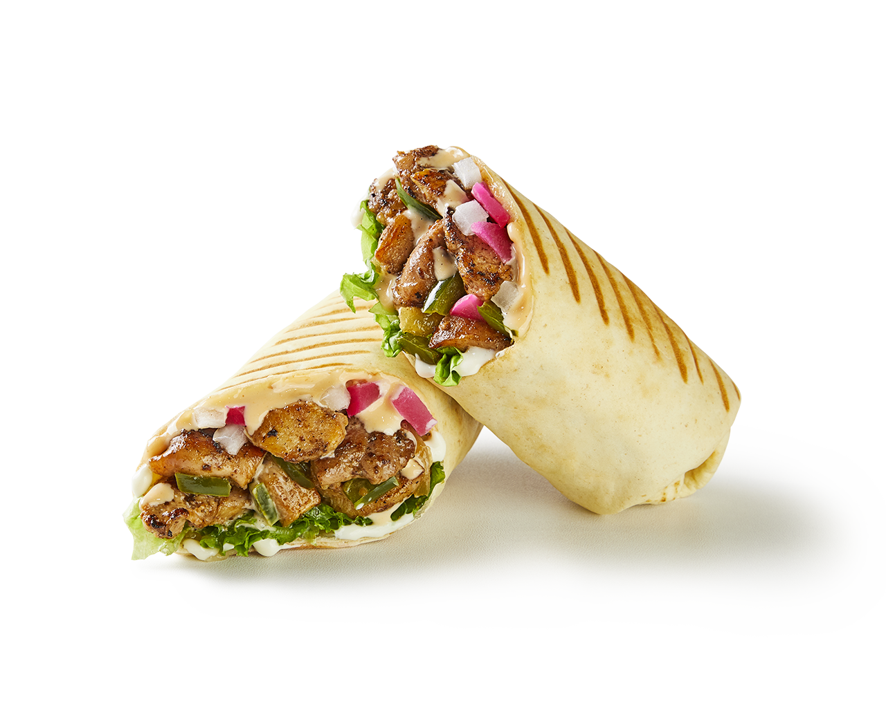 Philly Chicken Shawarma Wrap
