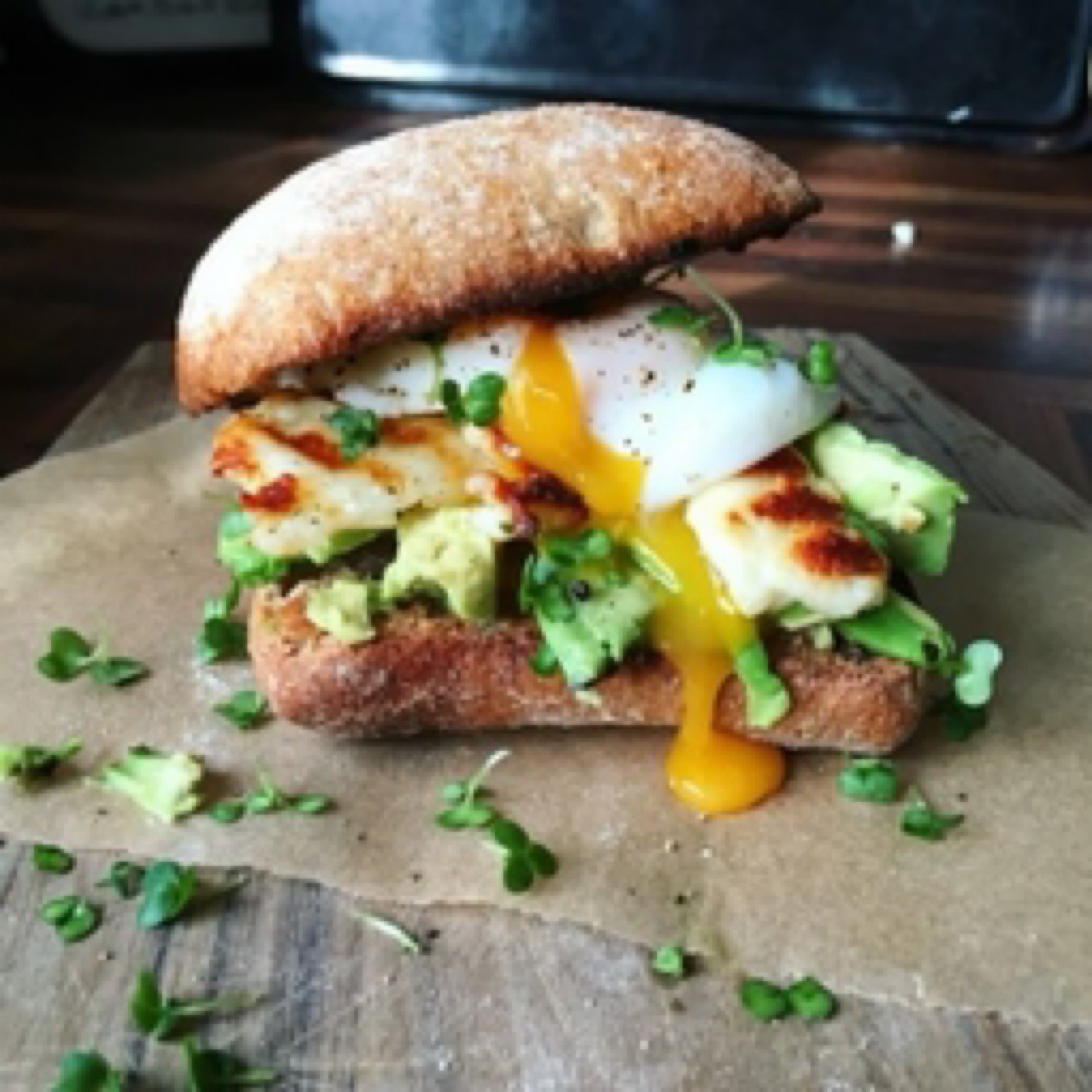 Halloumi & Egg Roll