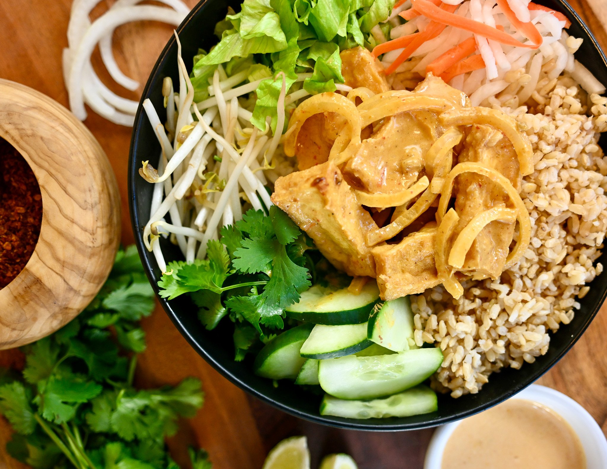 Curry Tofu Rice Bowl - Small Tray