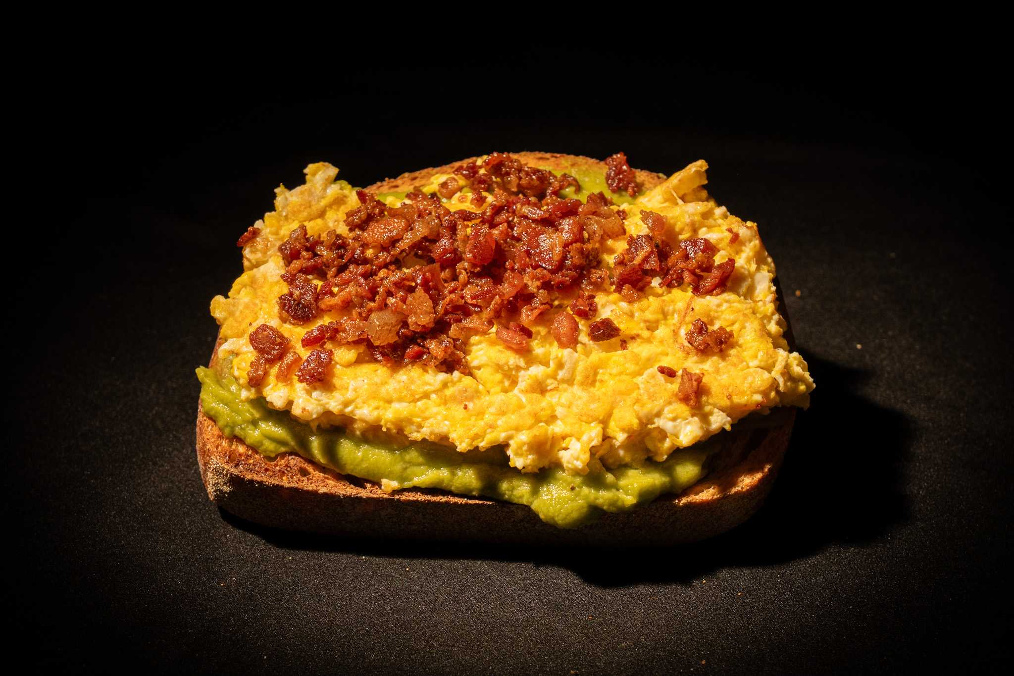 BACON AND EGG AVOCADO TOAST