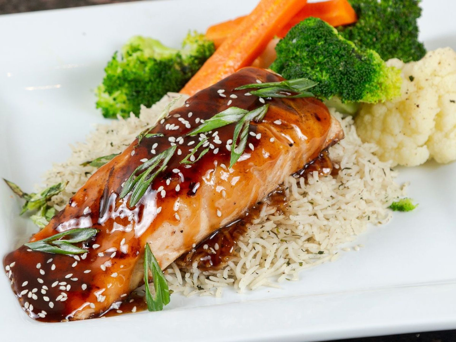 Teriyaki Grilled Salmon