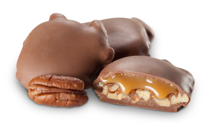 Milk Chocolate Pecan Caramel Patties