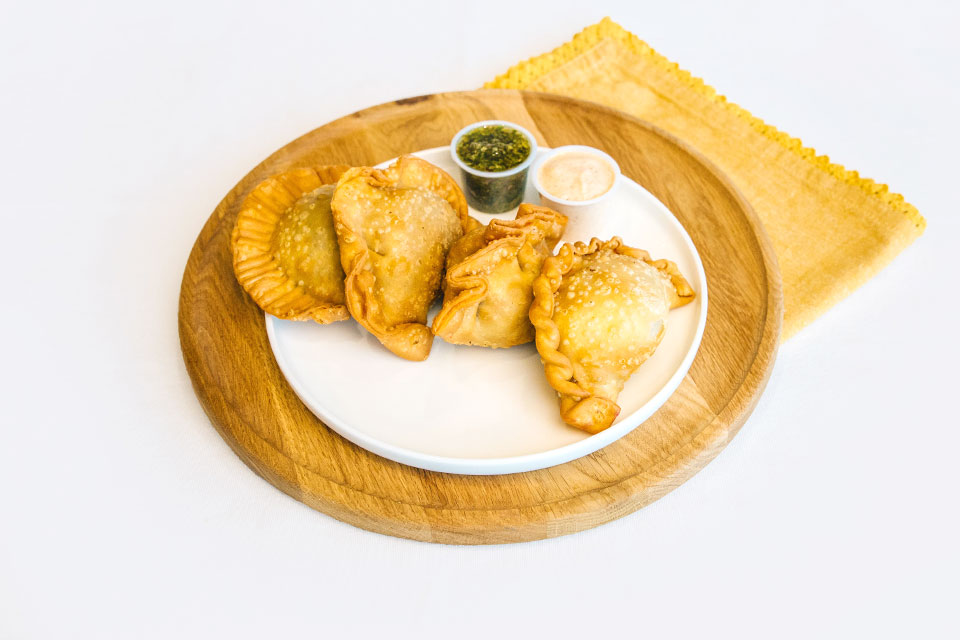 4 Deep Fried Empanadas Only