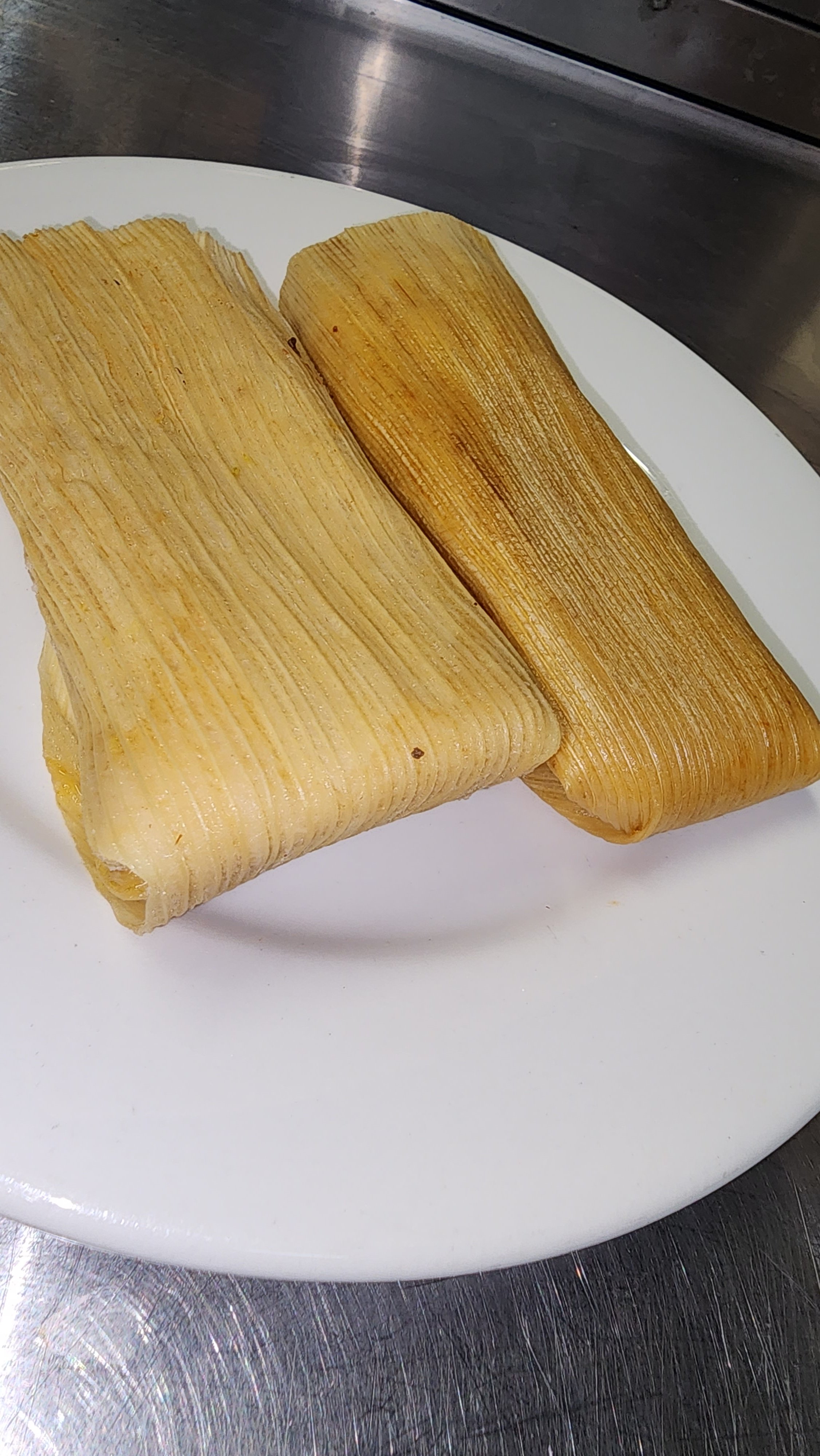 Tamal - chicken & salsa verde