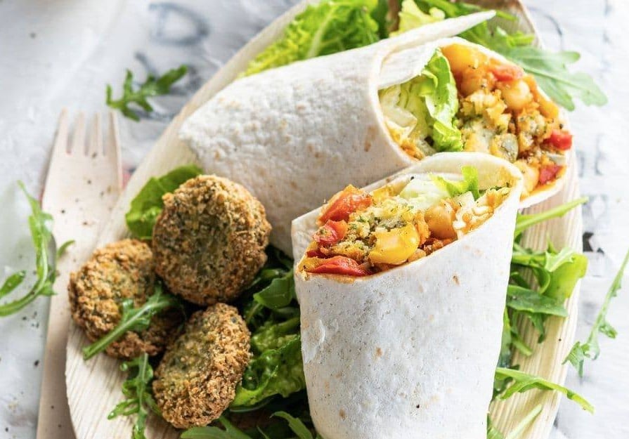 Falafel Wrap Sandwich