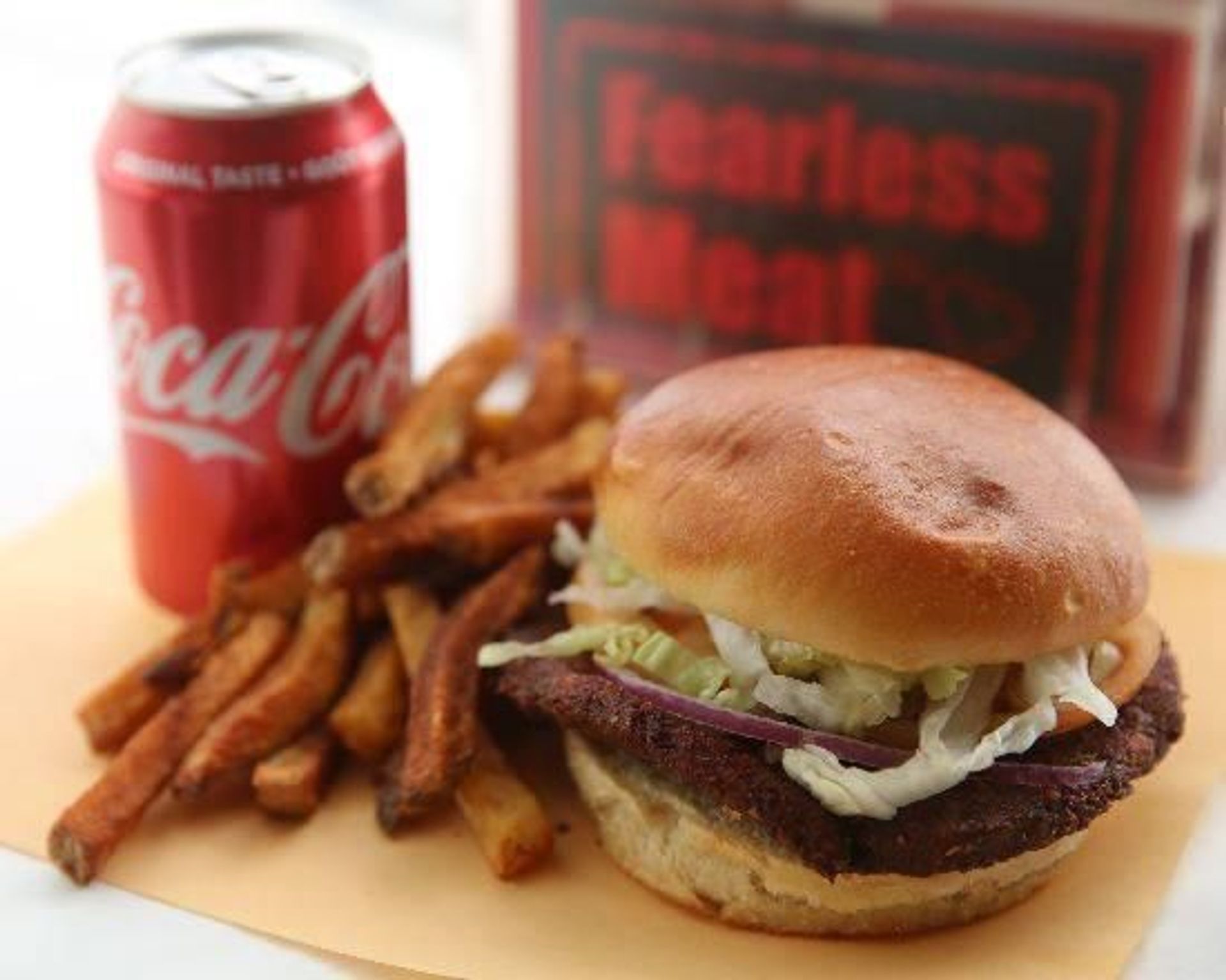 Fearless Meat Veggie Burger Combo