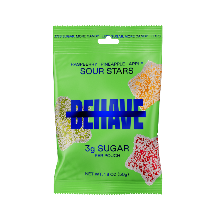 Behave Sour Gummy Stars