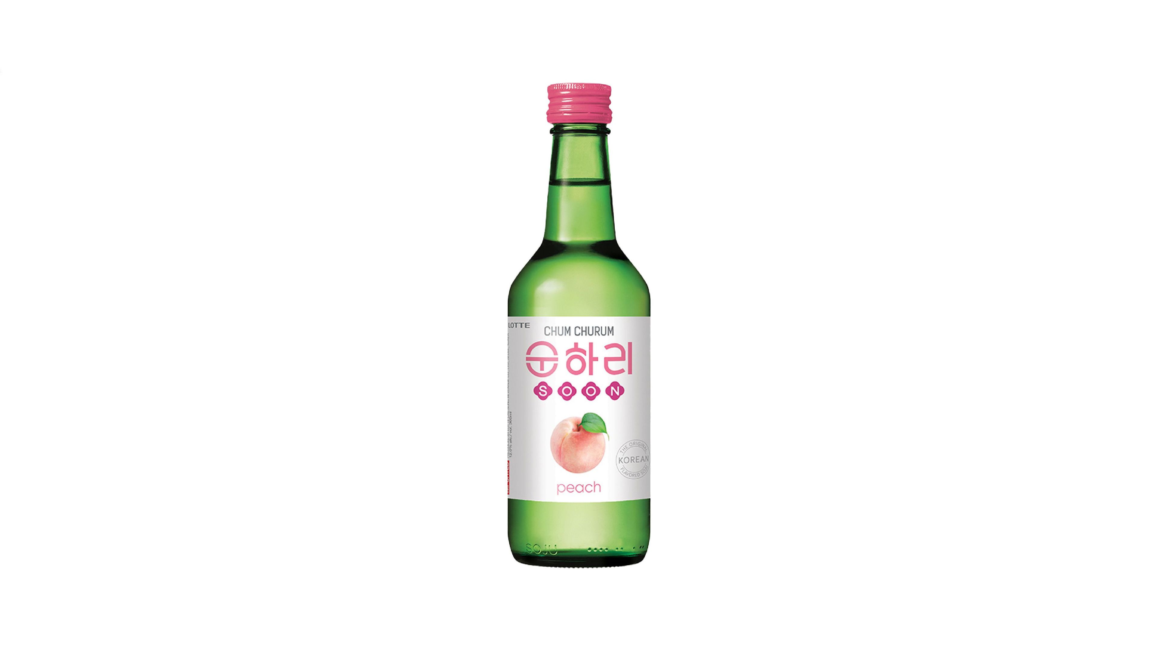 Chum Churum Peach, 360mL Soju (12.0% ABV)