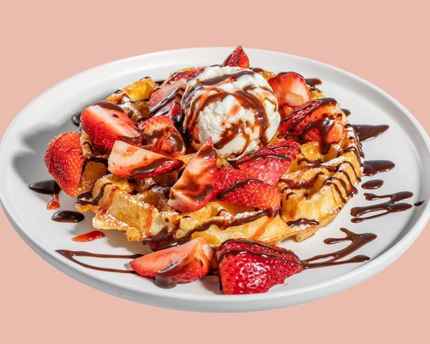 Strawberry Chocolate Waffle