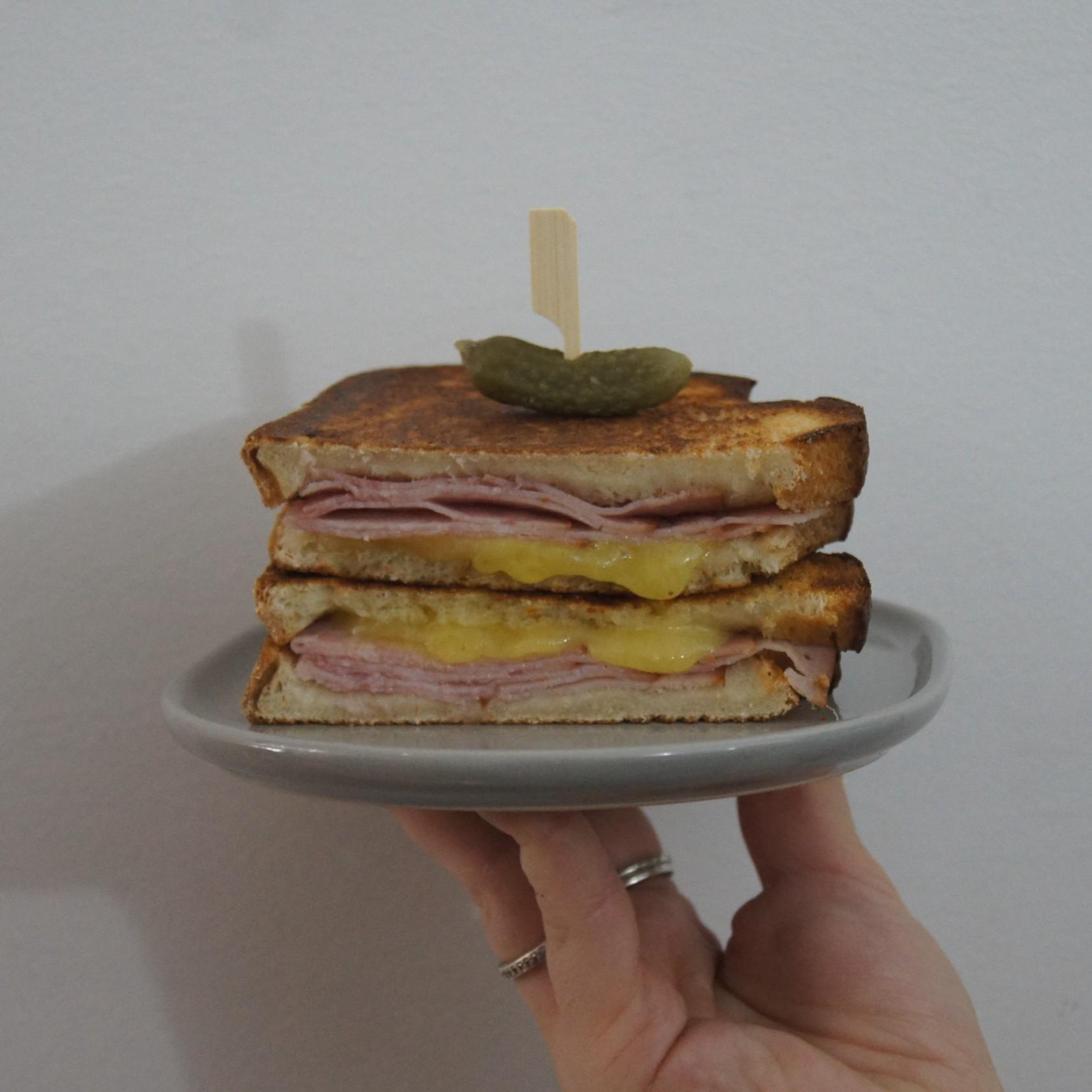 Mini ham & cheese toastie