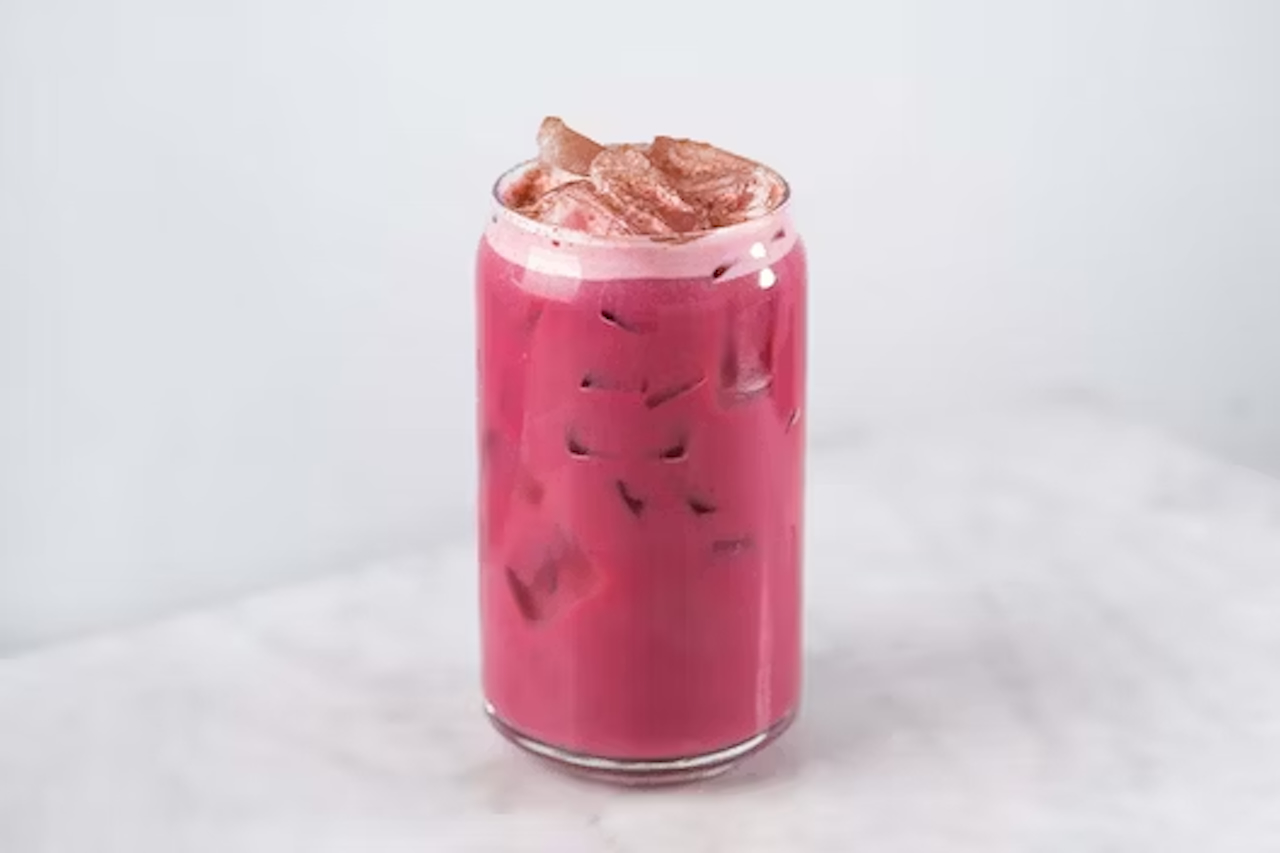 Iced Beet Powder Latte