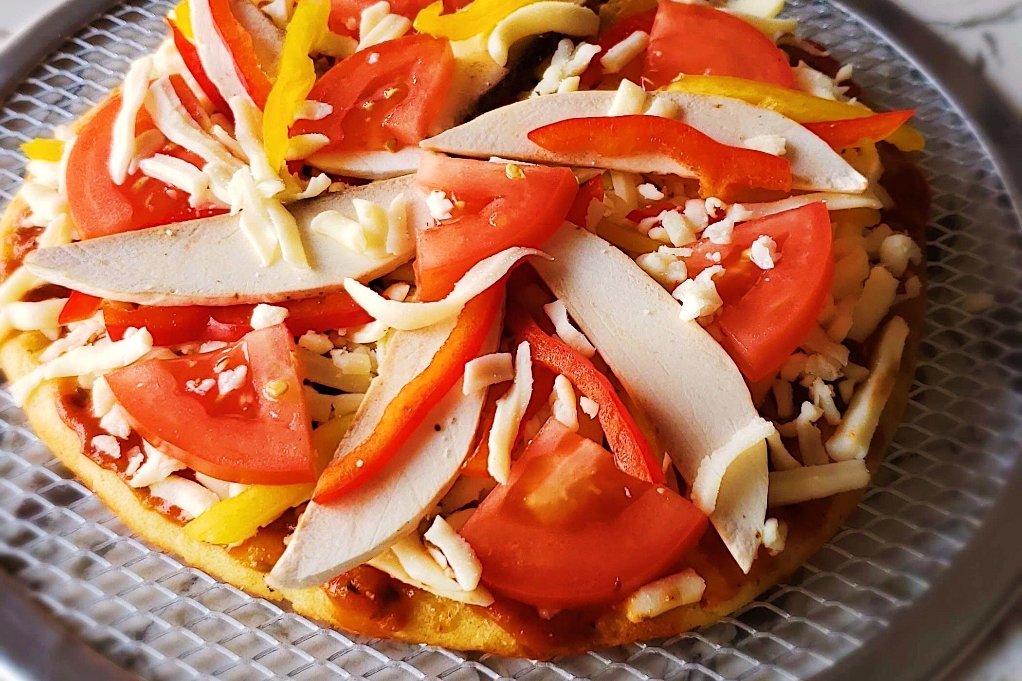 Garden Veggie Keto Pizza 9" - Ready To Cook