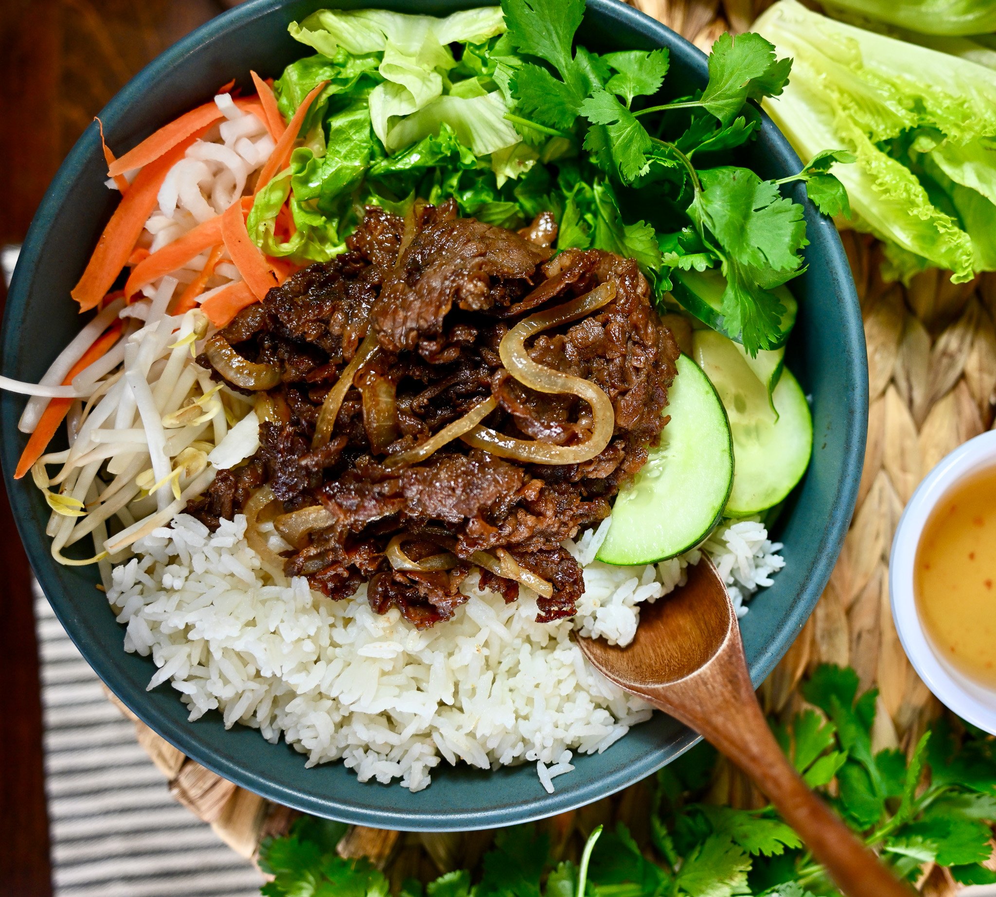 Beef Rice Bowl - Small Tray