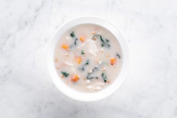 Lemon Chicken & Farro Soup